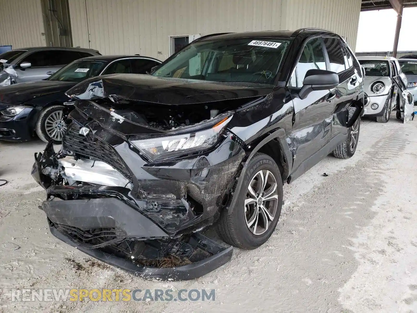 2 Photograph of a damaged car 2T3H1RFV7MC121067 TOYOTA RAV4 2021