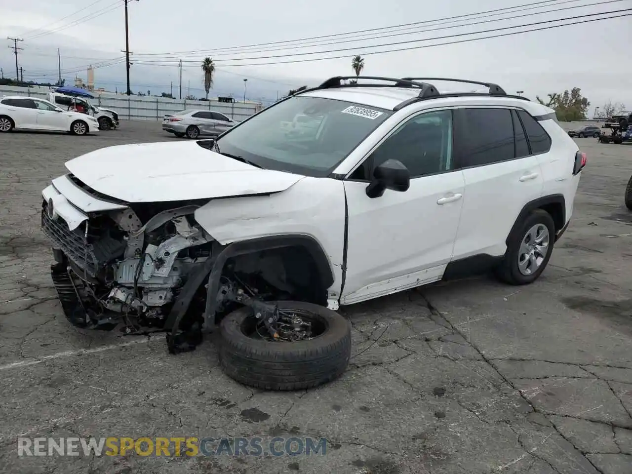 1 Photograph of a damaged car 2T3H1RFV7MC123062 TOYOTA RAV4 2021