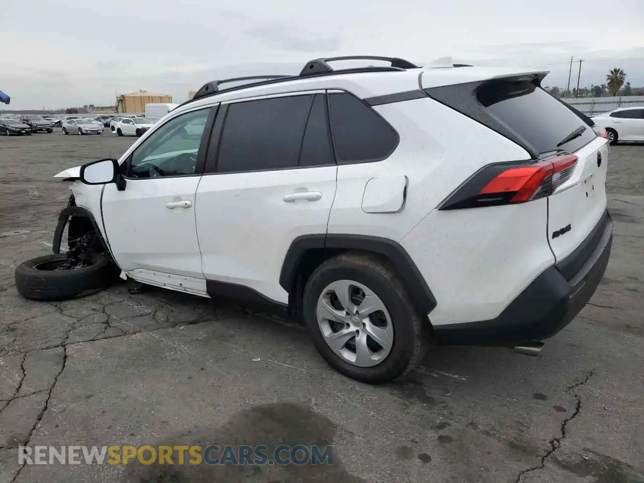 2 Photograph of a damaged car 2T3H1RFV7MC123062 TOYOTA RAV4 2021