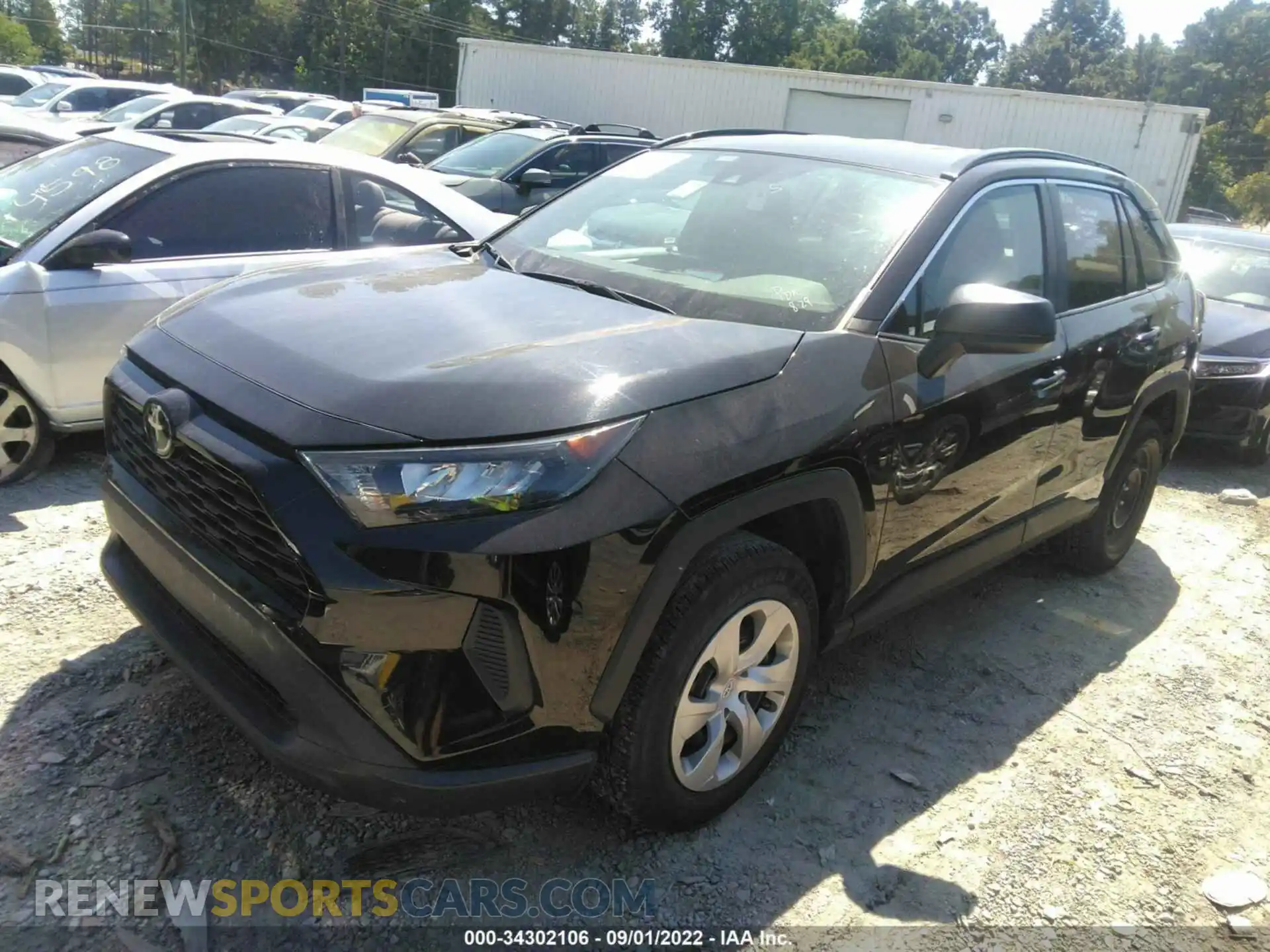 2 Photograph of a damaged car 2T3H1RFV7MC124390 TOYOTA RAV4 2021