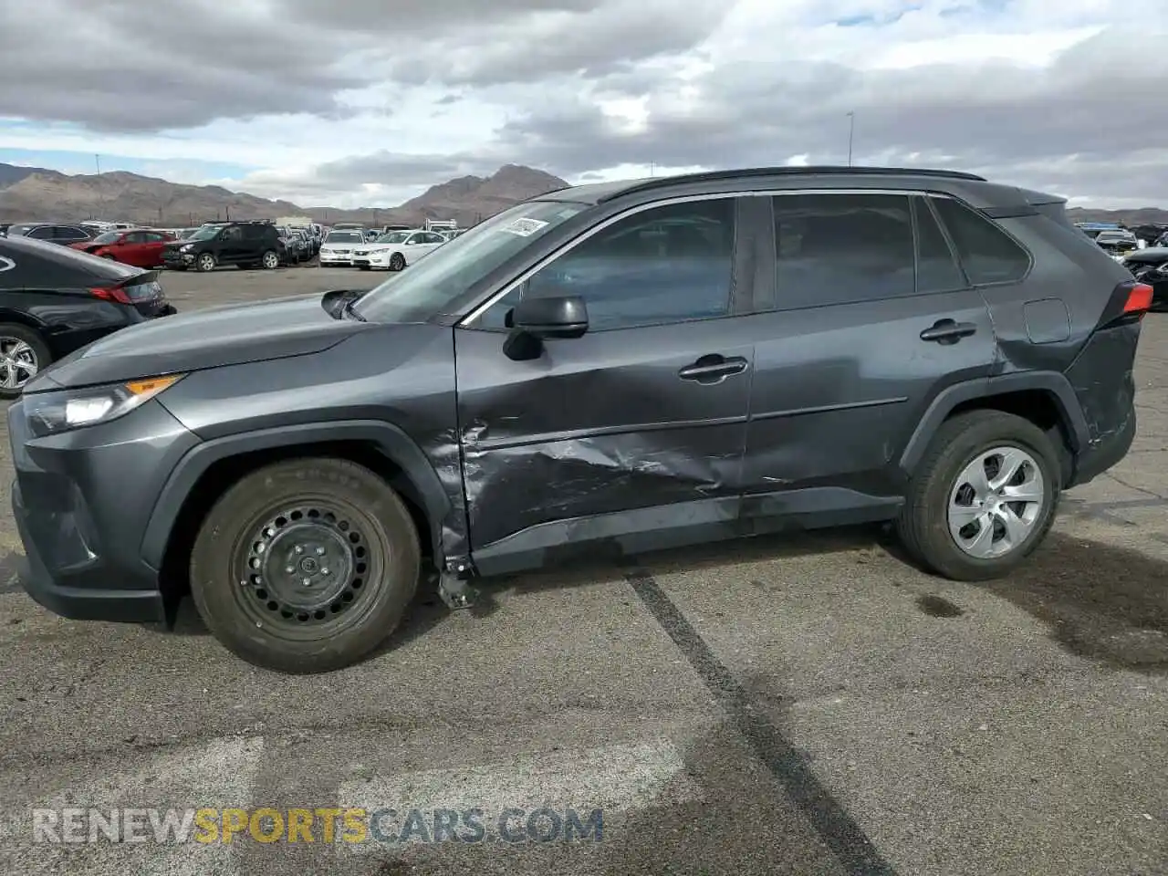 1 Photograph of a damaged car 2T3H1RFV7MC134661 TOYOTA RAV4 2021