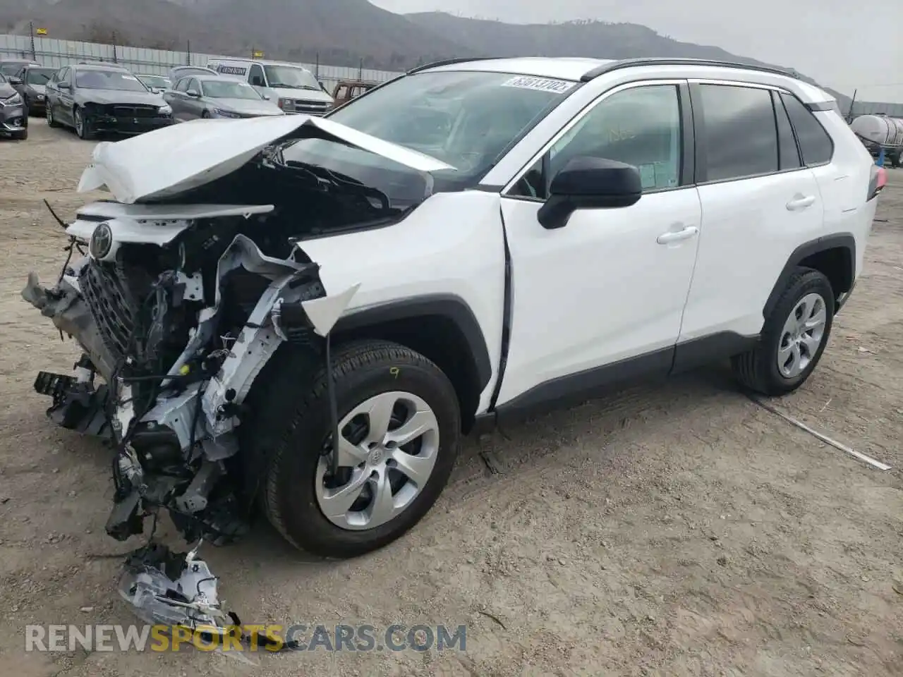 2 Photograph of a damaged car 2T3H1RFV7MW117311 TOYOTA RAV4 2021