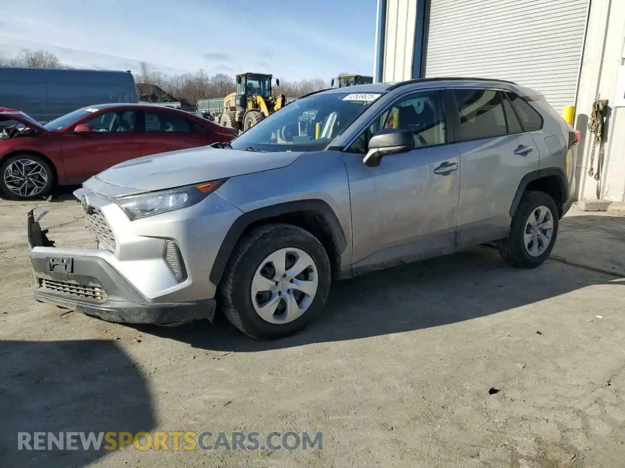 1 Photograph of a damaged car 2T3H1RFV7MW124503 TOYOTA RAV4 2021