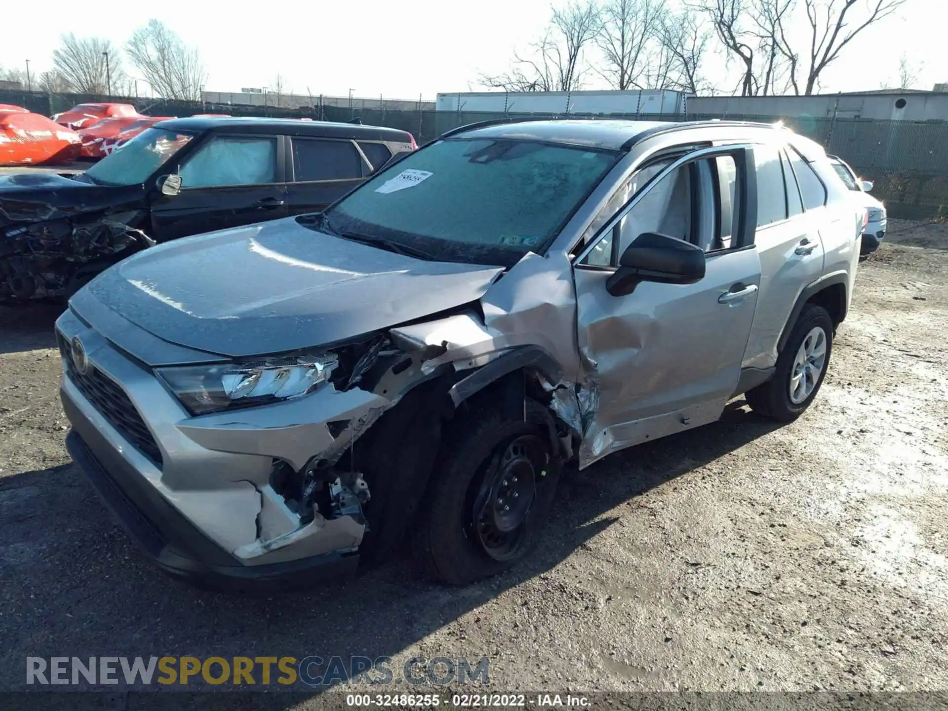 2 Photograph of a damaged car 2T3H1RFV7MW147120 TOYOTA RAV4 2021