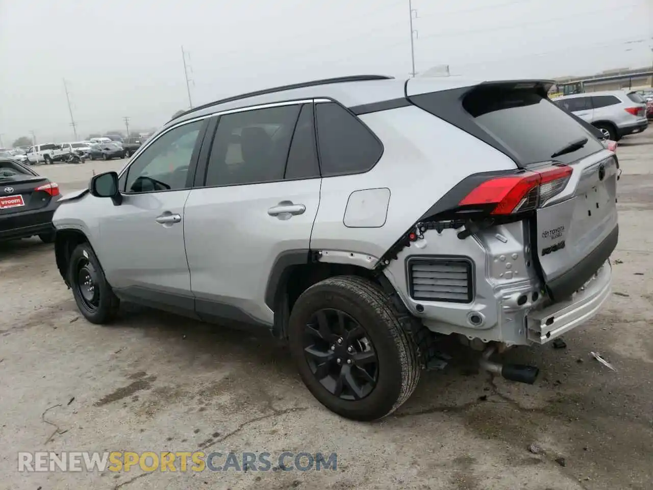 2 fotografías del automóvil dañado 2T3H1RFV7MW178304 TOYOTA RAV4 2021