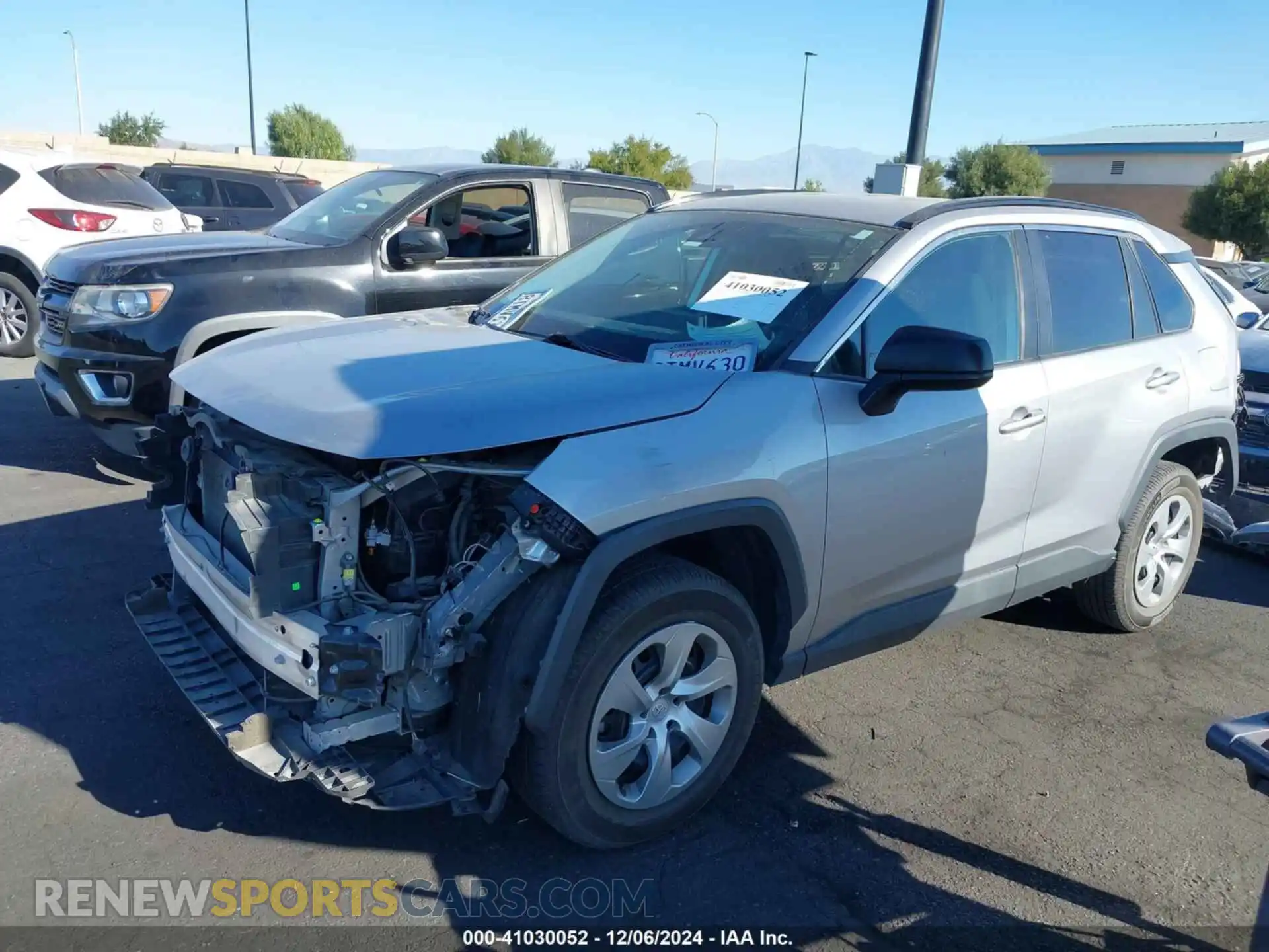 2 Photograph of a damaged car 2T3H1RFV8MC095241 TOYOTA RAV4 2021