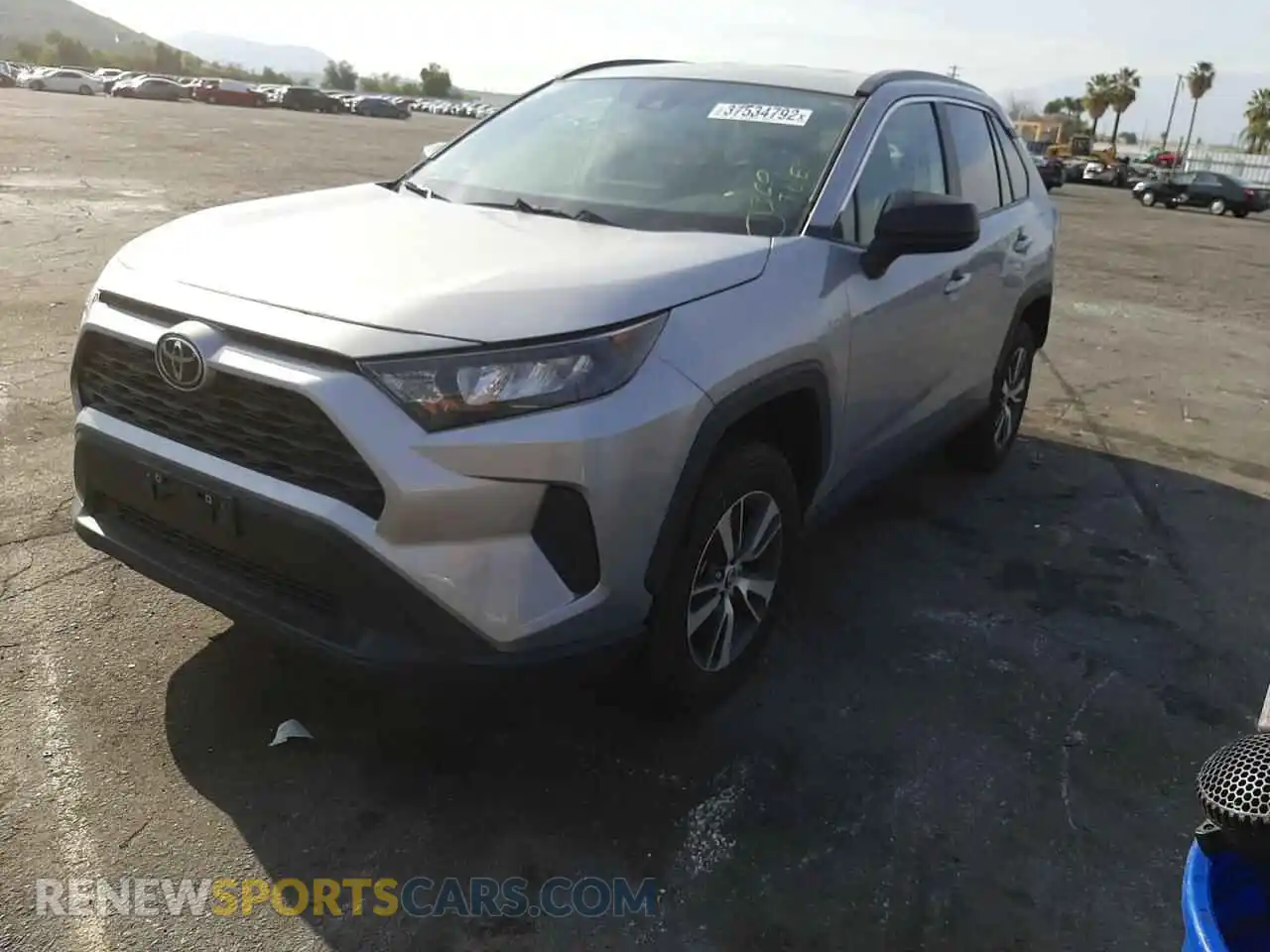 2 Photograph of a damaged car 2T3H1RFV8MC103290 TOYOTA RAV4 2021