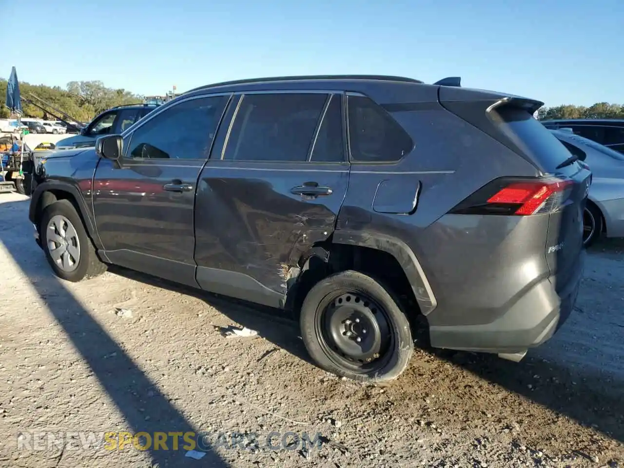 2 Photograph of a damaged car 2T3H1RFV8MC106190 TOYOTA RAV4 2021