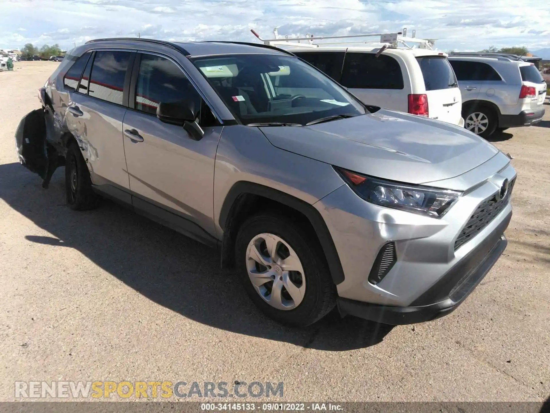 1 Photograph of a damaged car 2T3H1RFV8MC125712 TOYOTA RAV4 2021