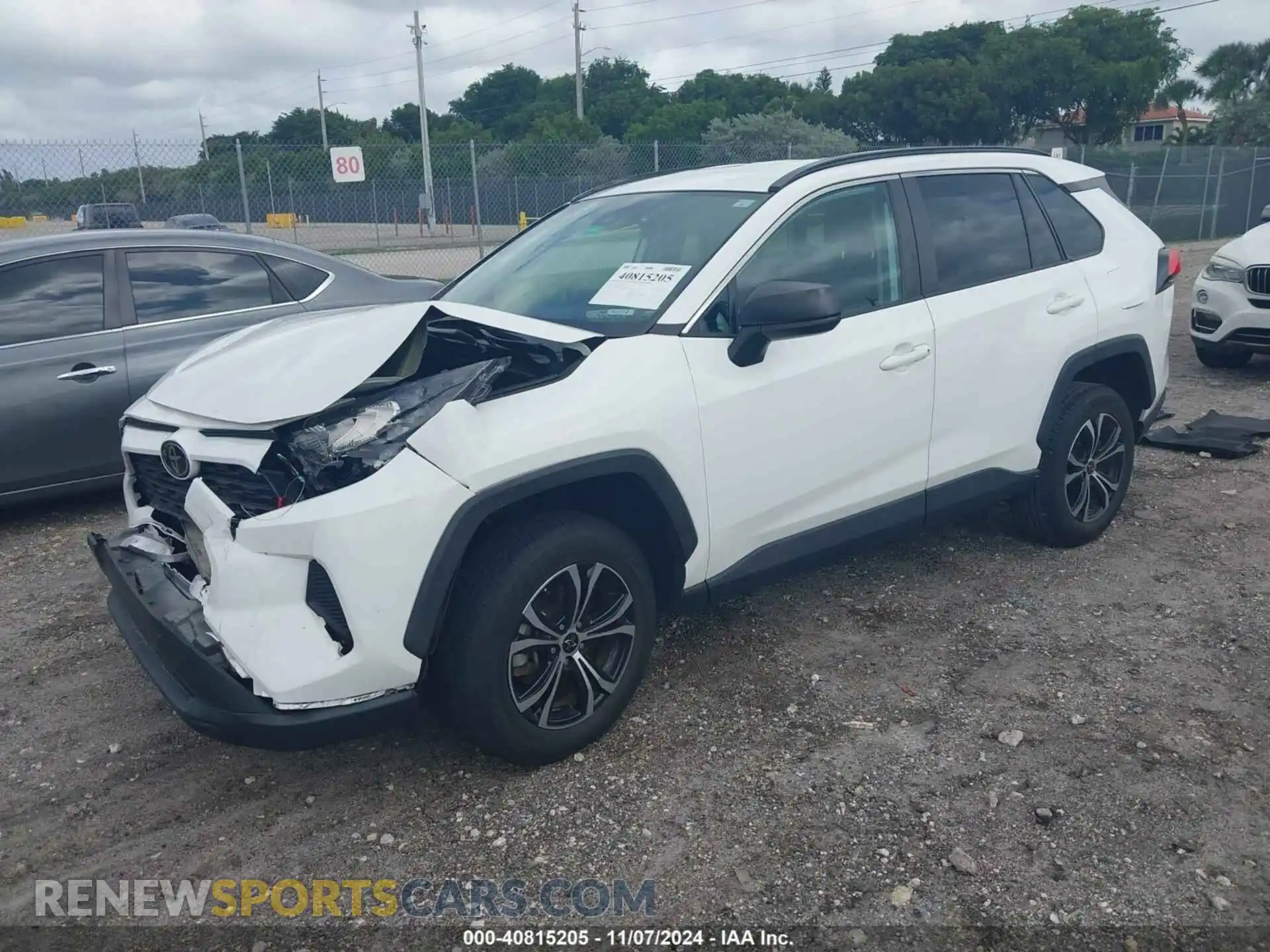 2 Photograph of a damaged car 2T3H1RFV8MC151274 TOYOTA RAV4 2021
