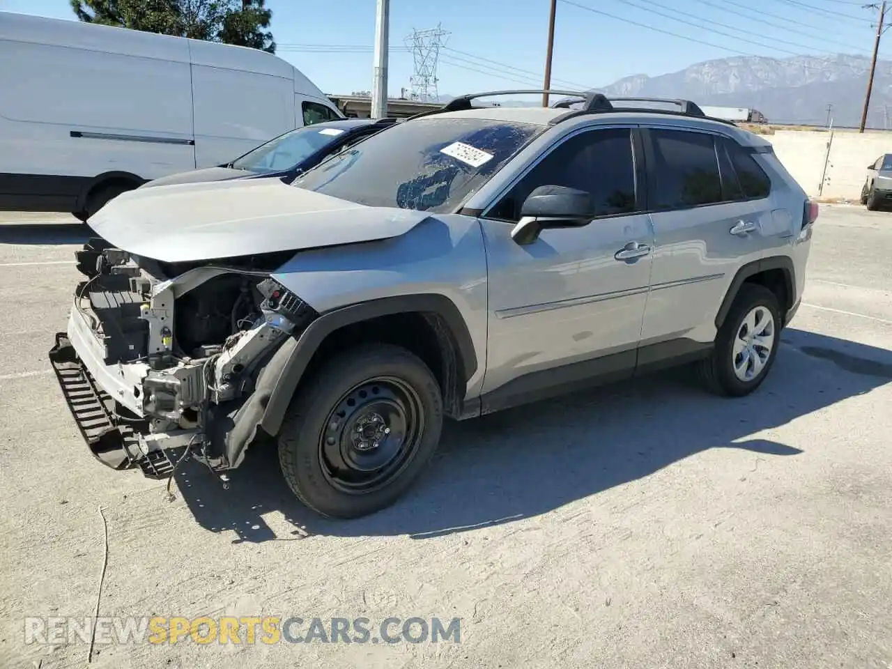 1 Photograph of a damaged car 2T3H1RFV8MW105085 TOYOTA RAV4 2021