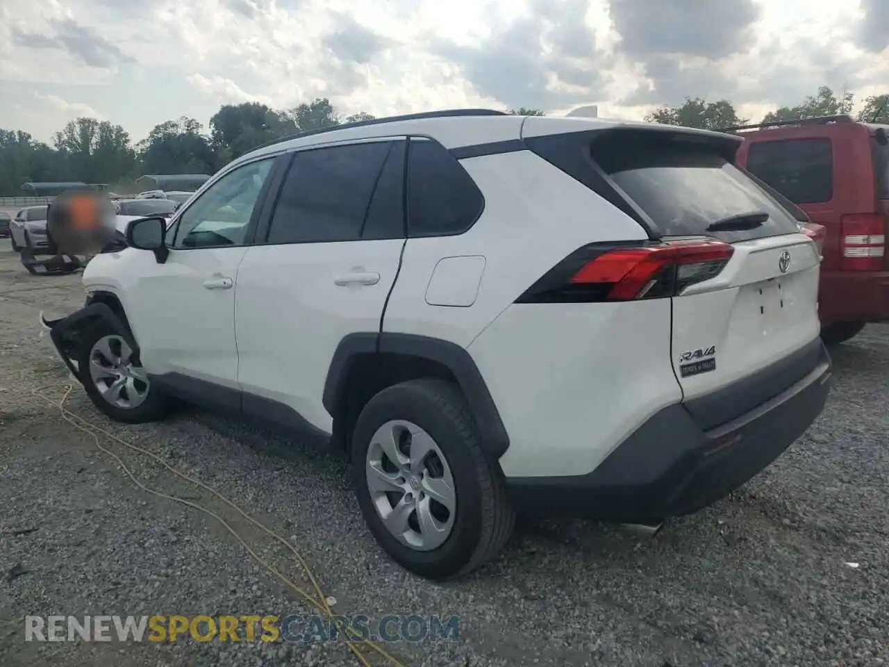 2 Photograph of a damaged car 2T3H1RFV8MW107192 TOYOTA RAV4 2021