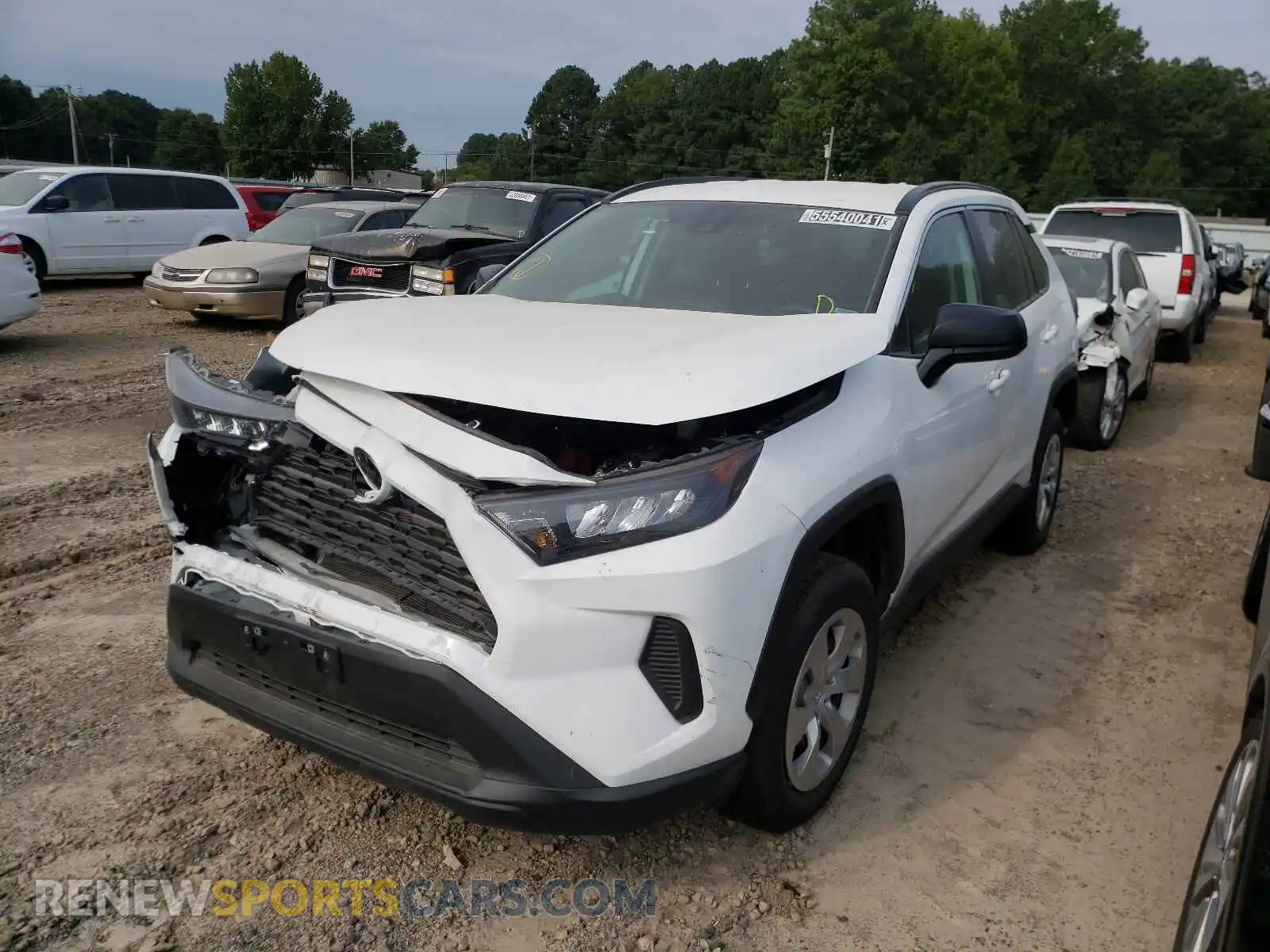 2 fotografías del automóvil dañado 2T3H1RFV8MW129936 TOYOTA RAV4 2021