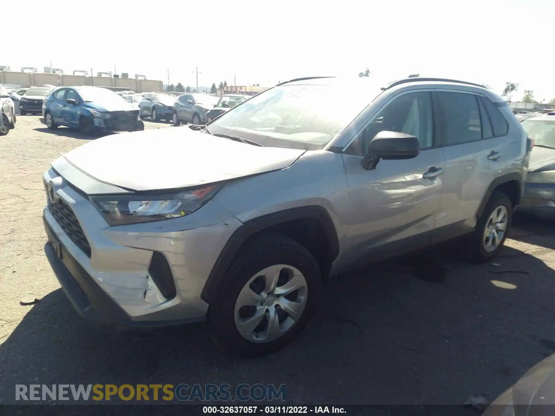2 Photograph of a damaged car 2T3H1RFV8MW147319 TOYOTA RAV4 2021