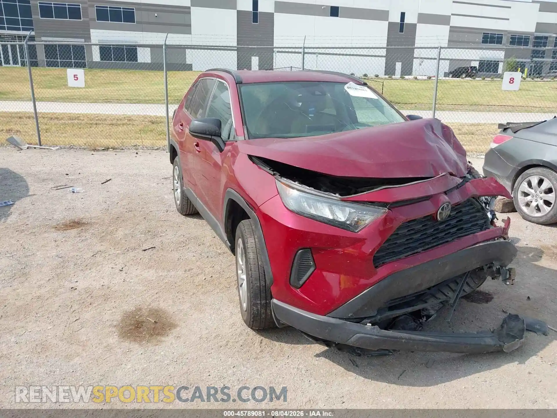 1 Photograph of a damaged car 2T3H1RFV8MW156733 TOYOTA RAV4 2021