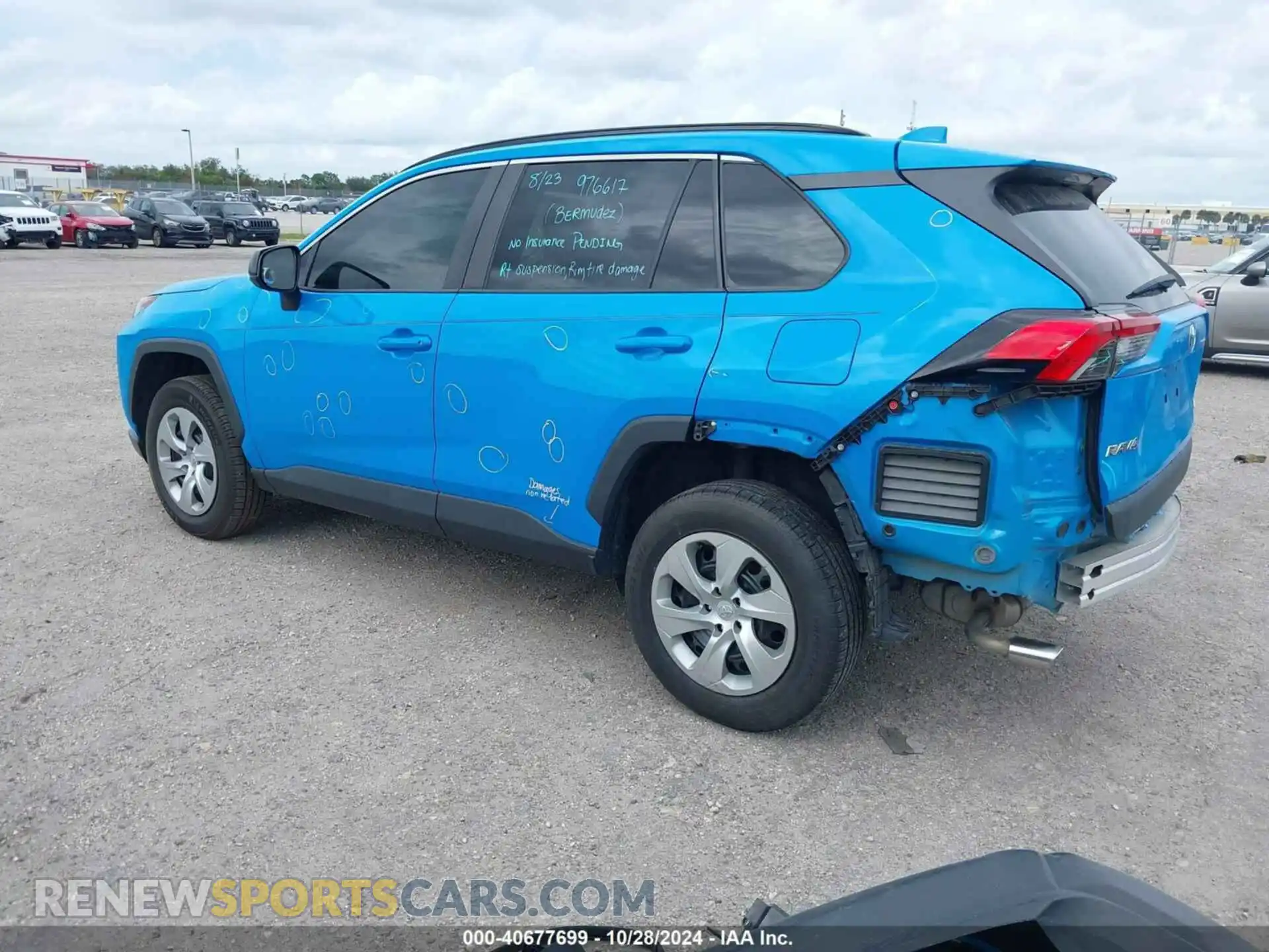 3 Photograph of a damaged car 2T3H1RFV8MW160491 TOYOTA RAV4 2021