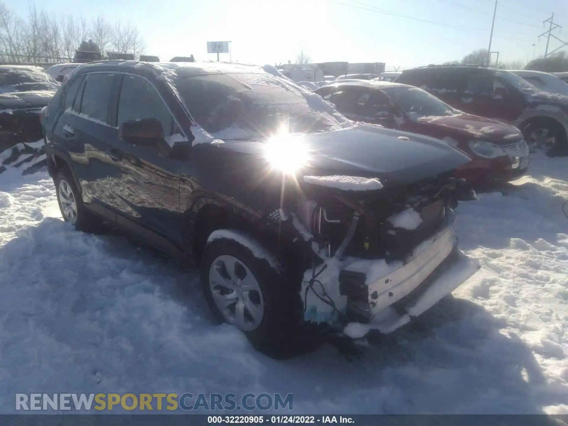 1 fotografías del automóvil dañado 2T3H1RFV8MW174780 TOYOTA RAV4 2021