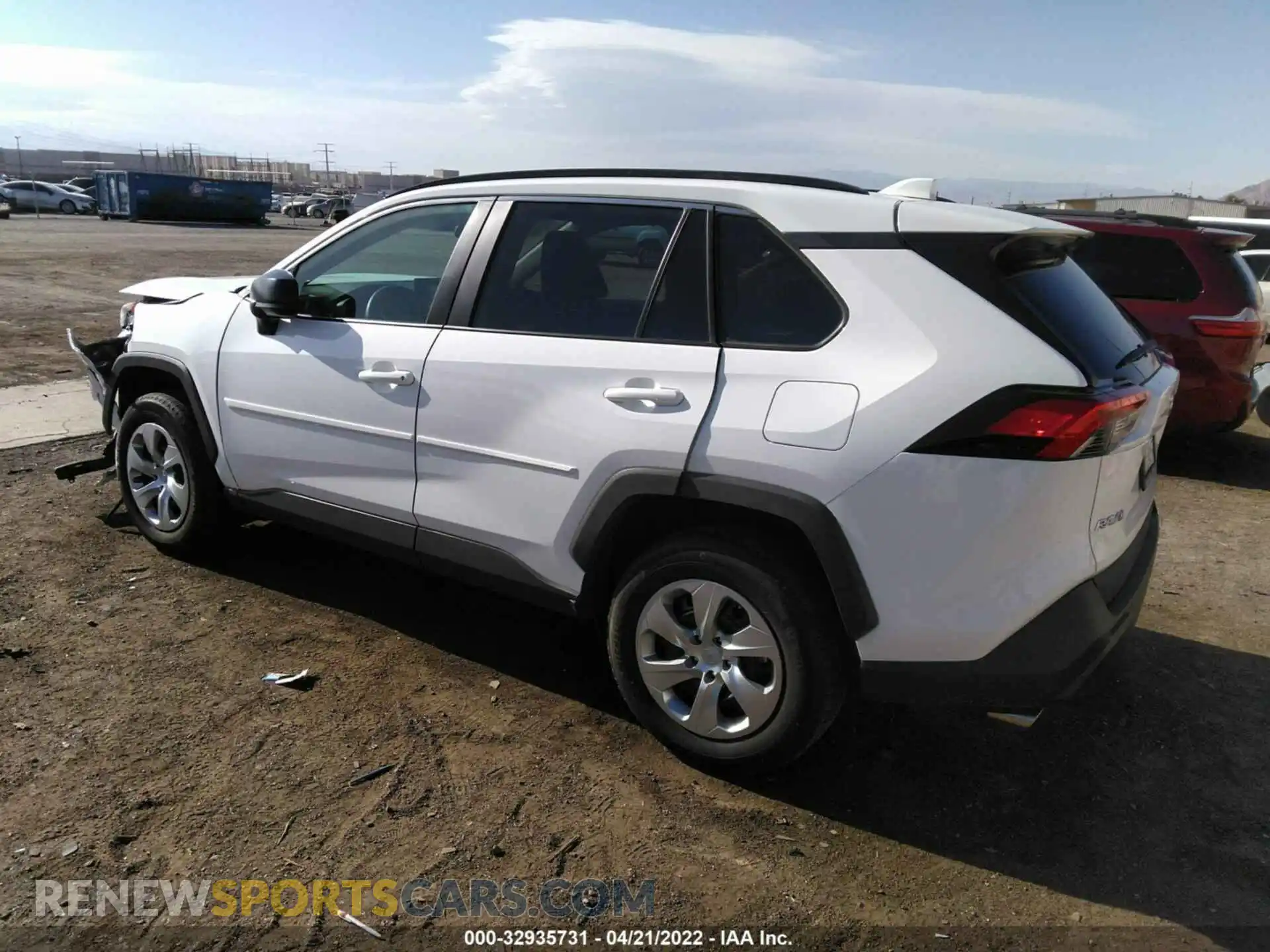 3 Photograph of a damaged car 2T3H1RFV8MW175959 TOYOTA RAV4 2021