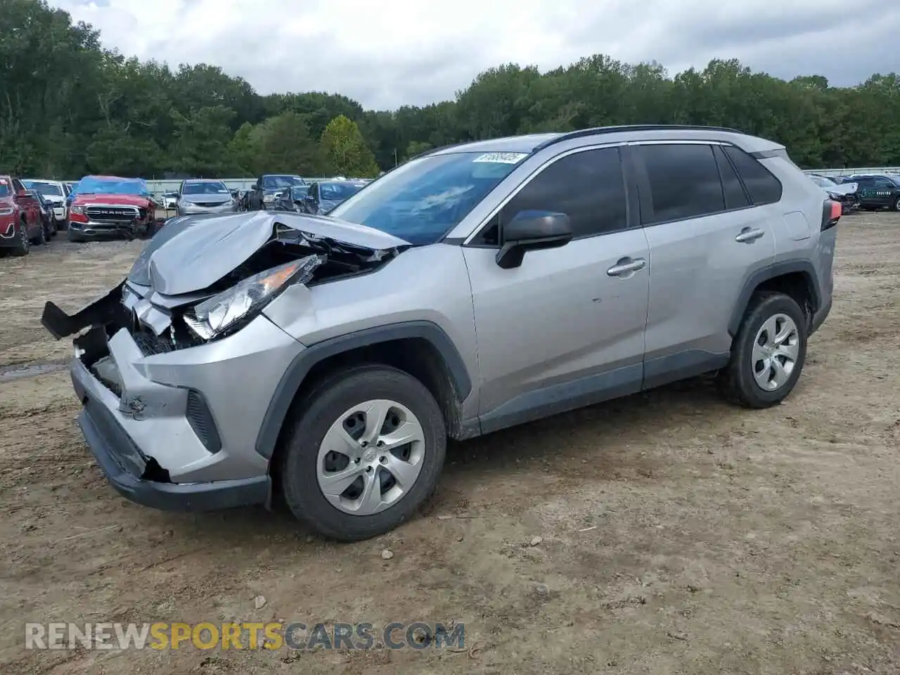 1 Photograph of a damaged car 2T3H1RFV9MC088881 TOYOTA RAV4 2021