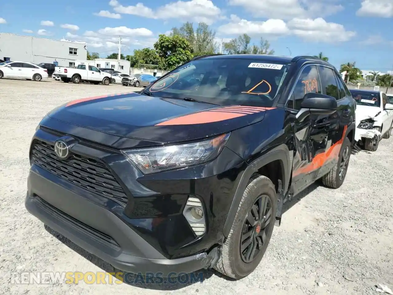 2 Photograph of a damaged car 2T3H1RFV9MC095247 TOYOTA RAV4 2021