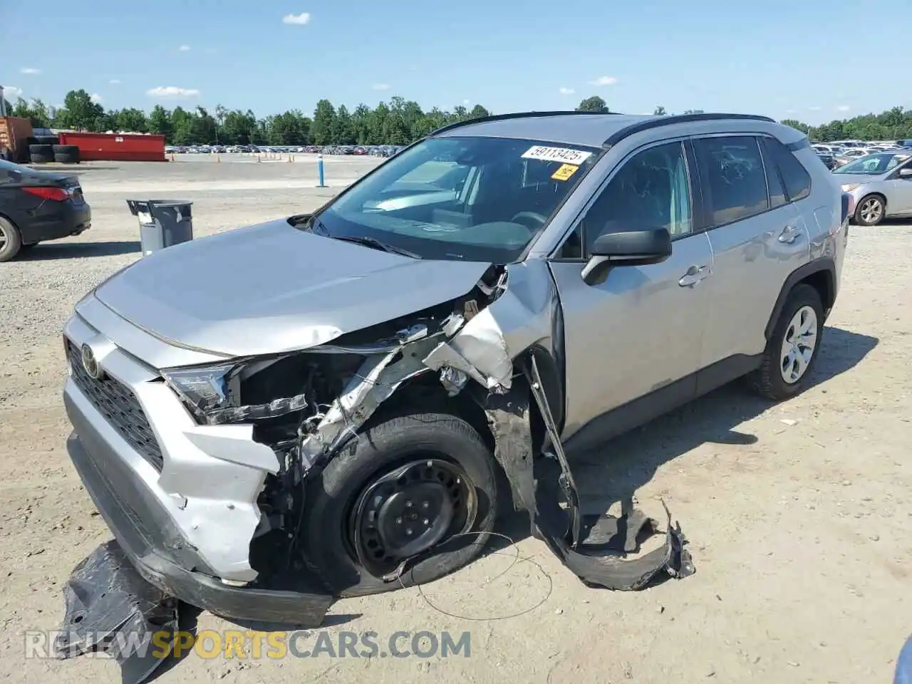 1 Photograph of a damaged car 2T3H1RFV9MC119501 TOYOTA RAV4 2021