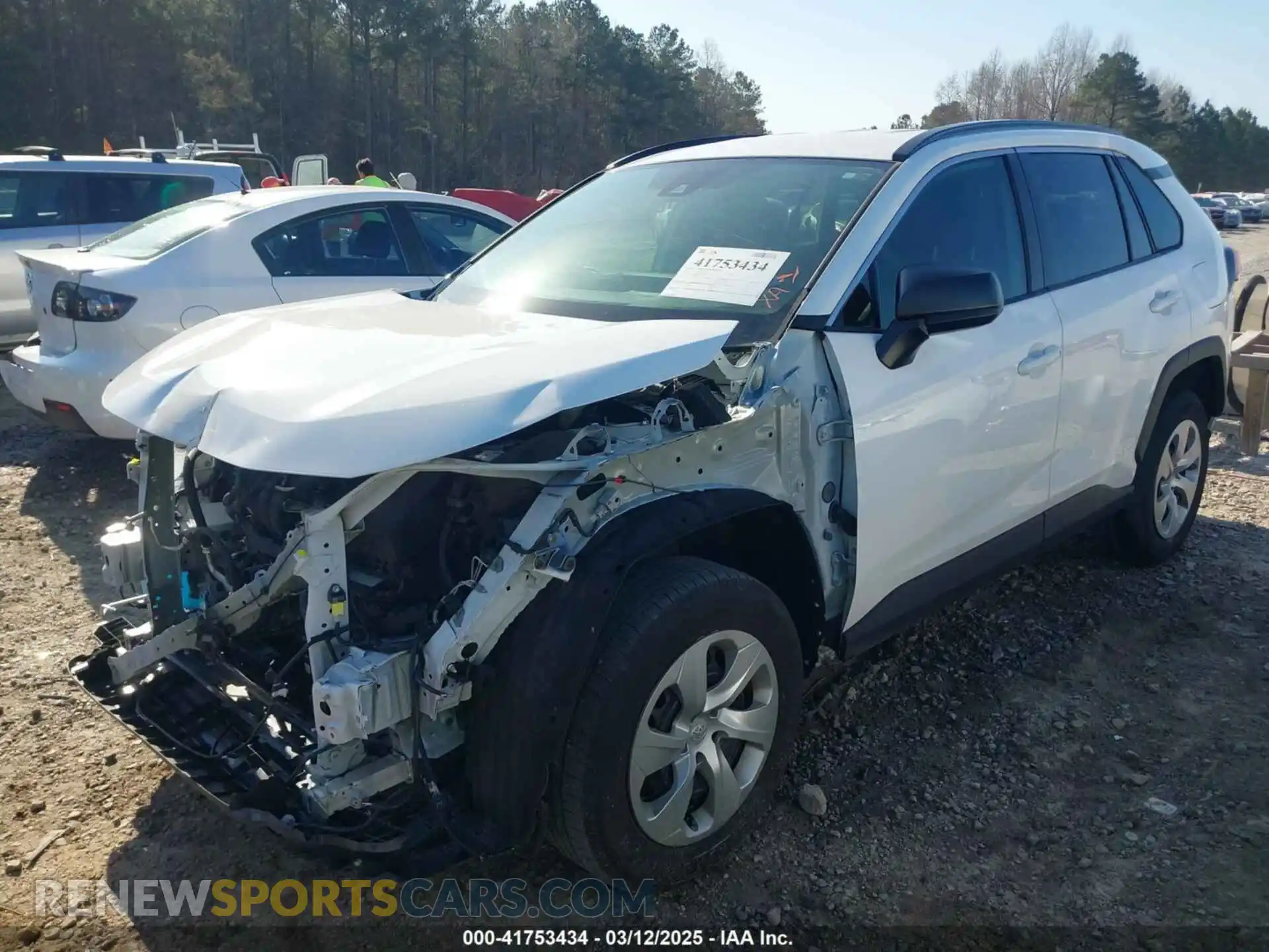 2 Photograph of a damaged car 2T3H1RFV9MC123547 TOYOTA RAV4 2021
