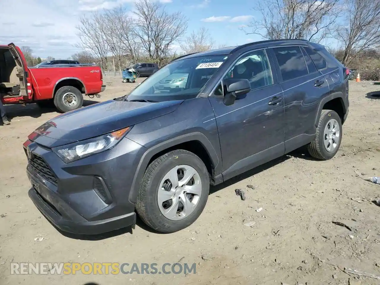 1 Photograph of a damaged car 2T3H1RFV9MC123676 TOYOTA RAV4 2021