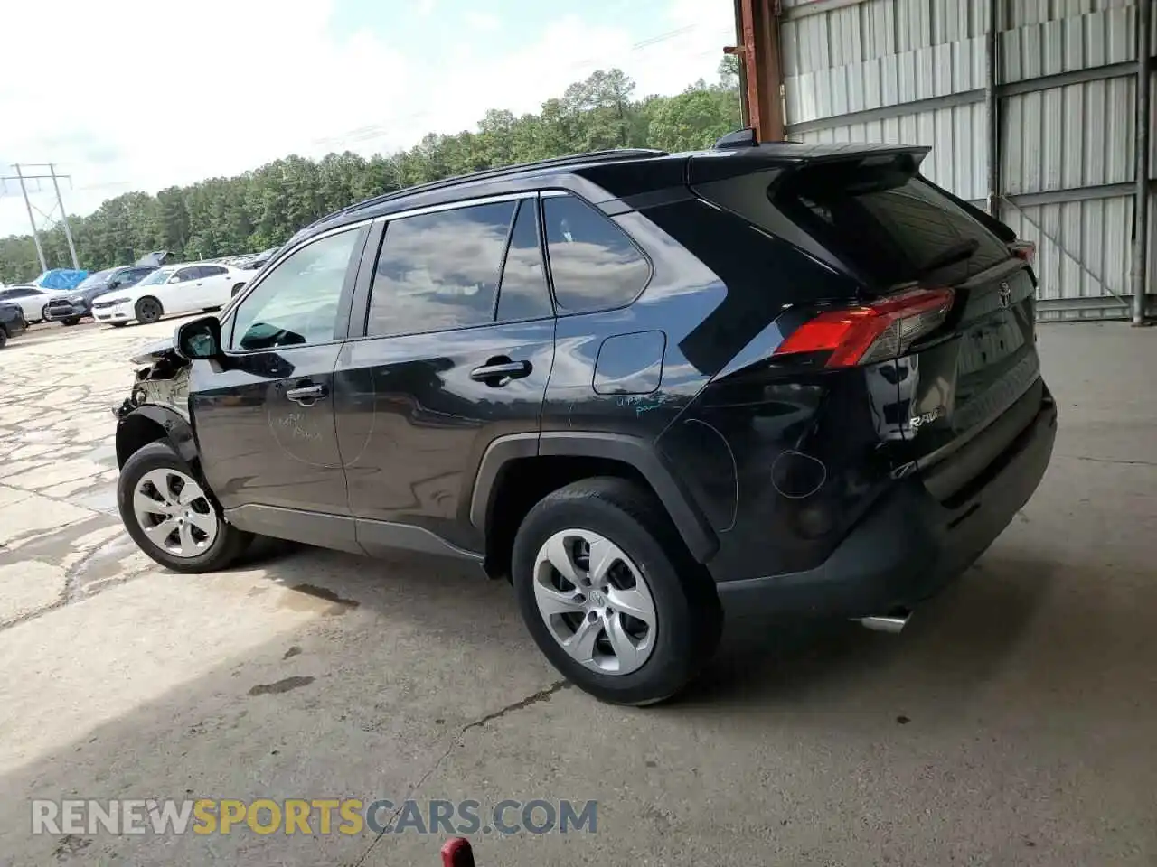 2 Photograph of a damaged car 2T3H1RFV9MC141529 TOYOTA RAV4 2021