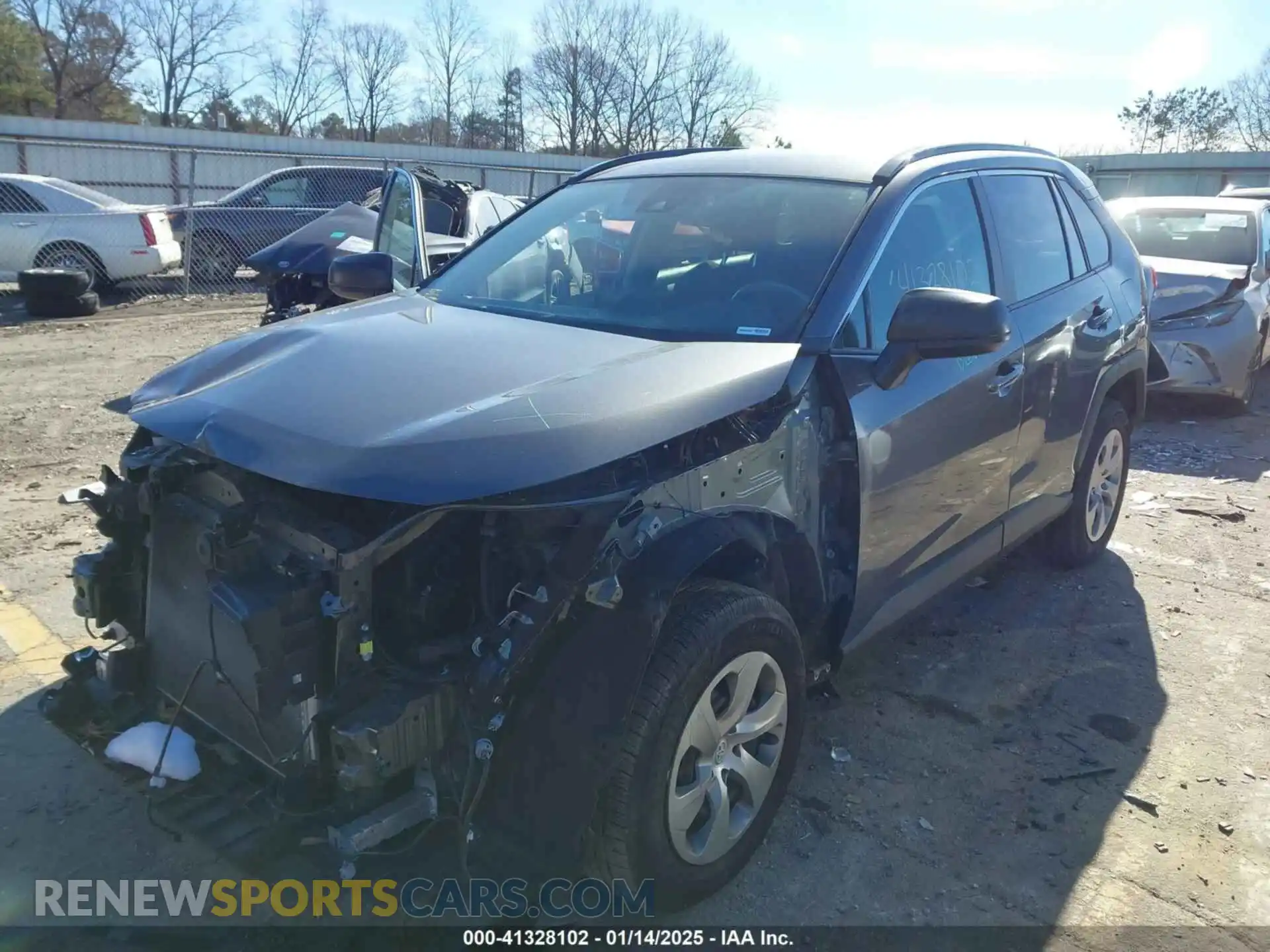 2 Photograph of a damaged car 2T3H1RFV9MC141966 TOYOTA RAV4 2021