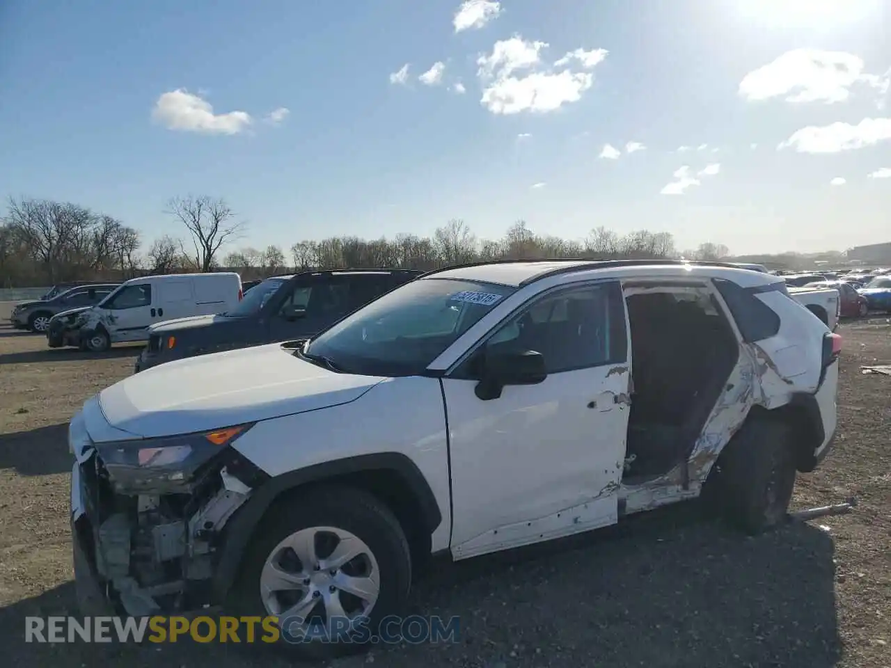 1 Photograph of a damaged car 2T3H1RFV9MC146617 TOYOTA RAV4 2021