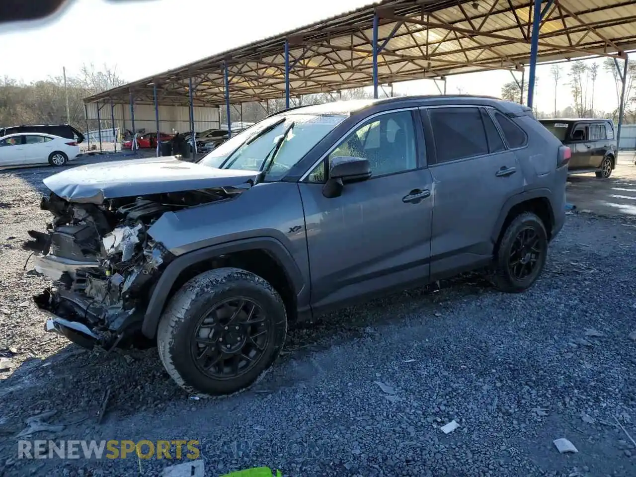 1 Photograph of a damaged car 2T3H1RFV9MC151137 TOYOTA RAV4 2021
