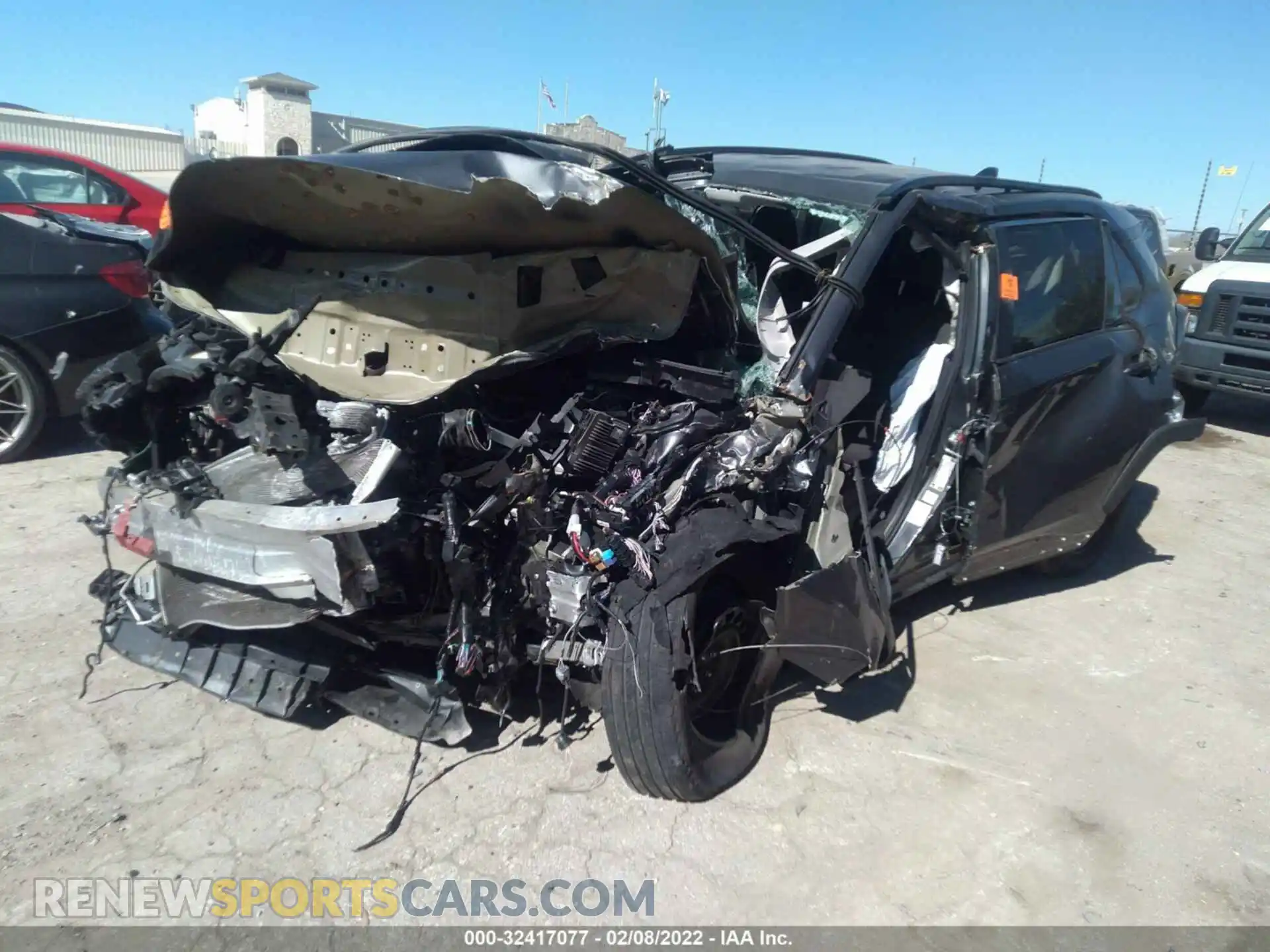 2 Photograph of a damaged car 2T3H1RFV9MW129380 TOYOTA RAV4 2021