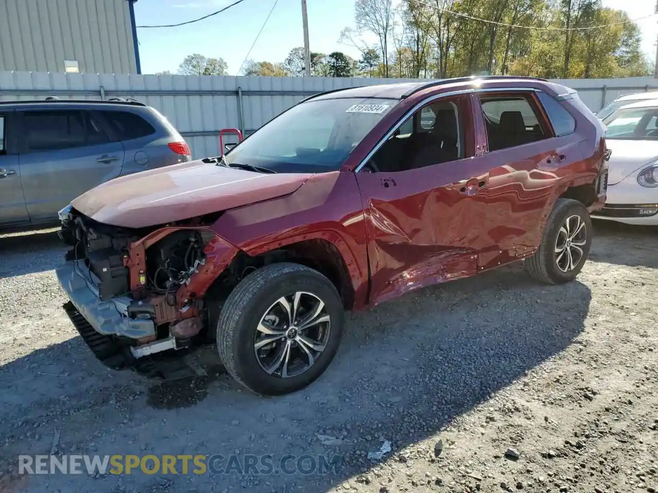 1 Photograph of a damaged car 2T3H1RFV9MW159351 TOYOTA RAV4 2021