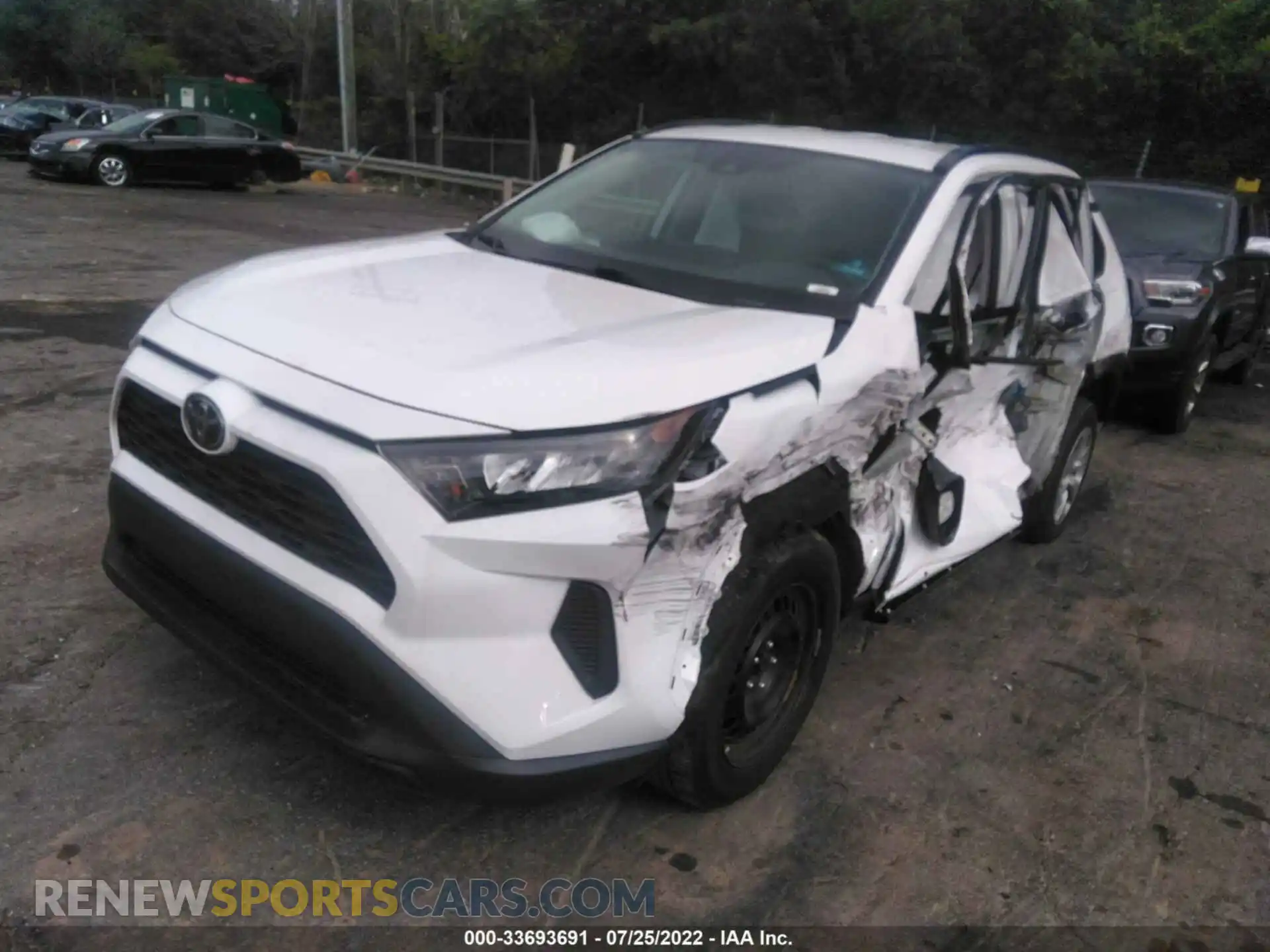 2 Photograph of a damaged car 2T3H1RFVXMC098450 TOYOTA RAV4 2021