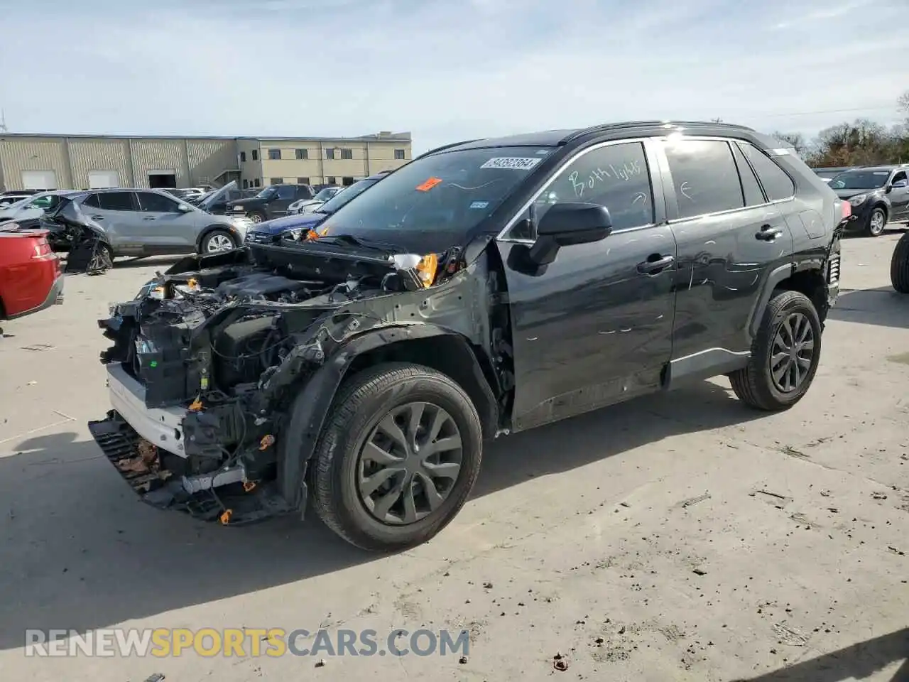 1 Photograph of a damaged car 2T3H1RFVXMC098593 TOYOTA RAV4 2021
