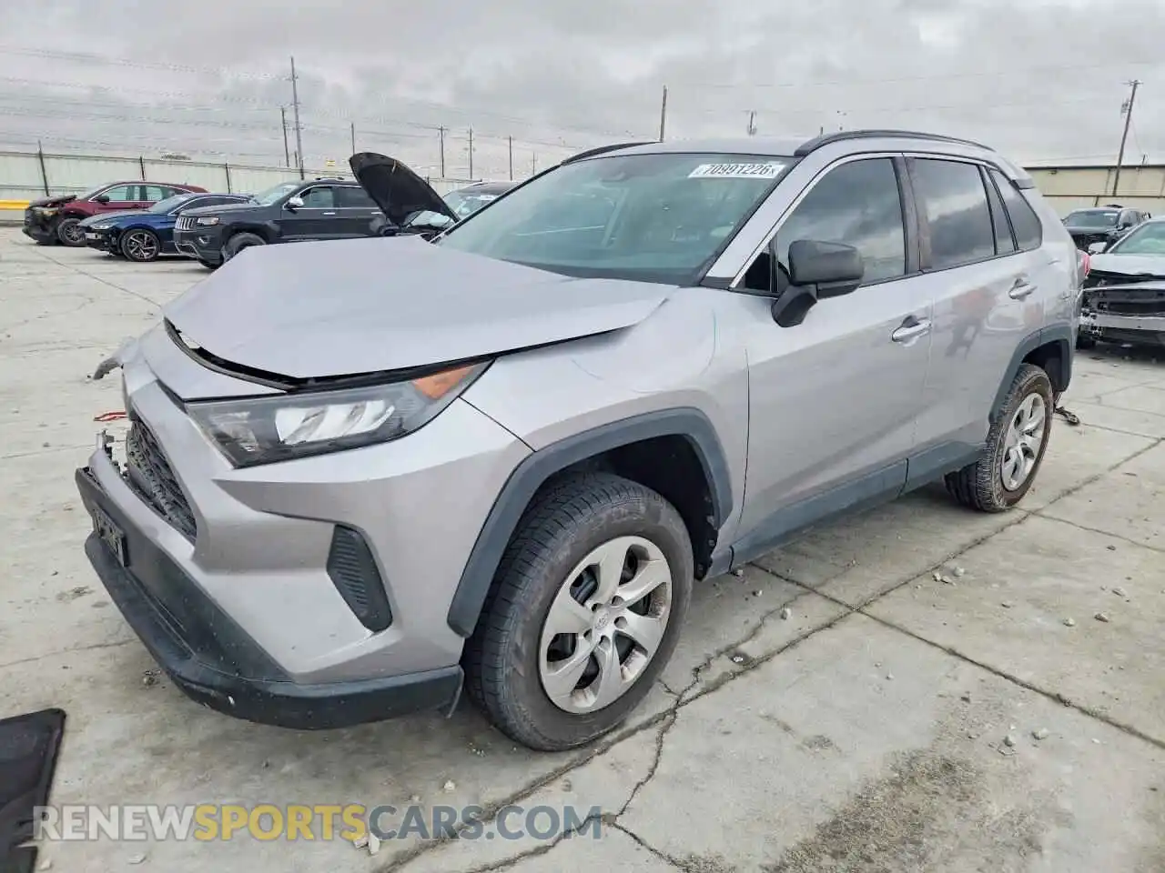 1 fotografías del automóvil dañado 2T3H1RFVXMC104179 TOYOTA RAV4 2021