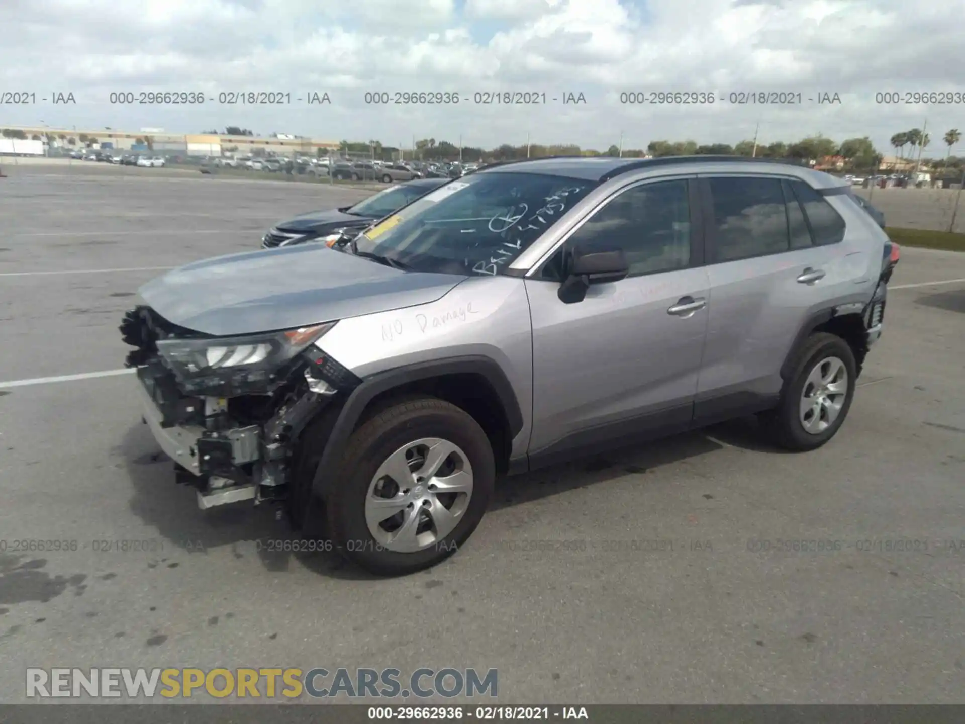 2 Photograph of a damaged car 2T3H1RFVXMC104795 TOYOTA RAV4 2021