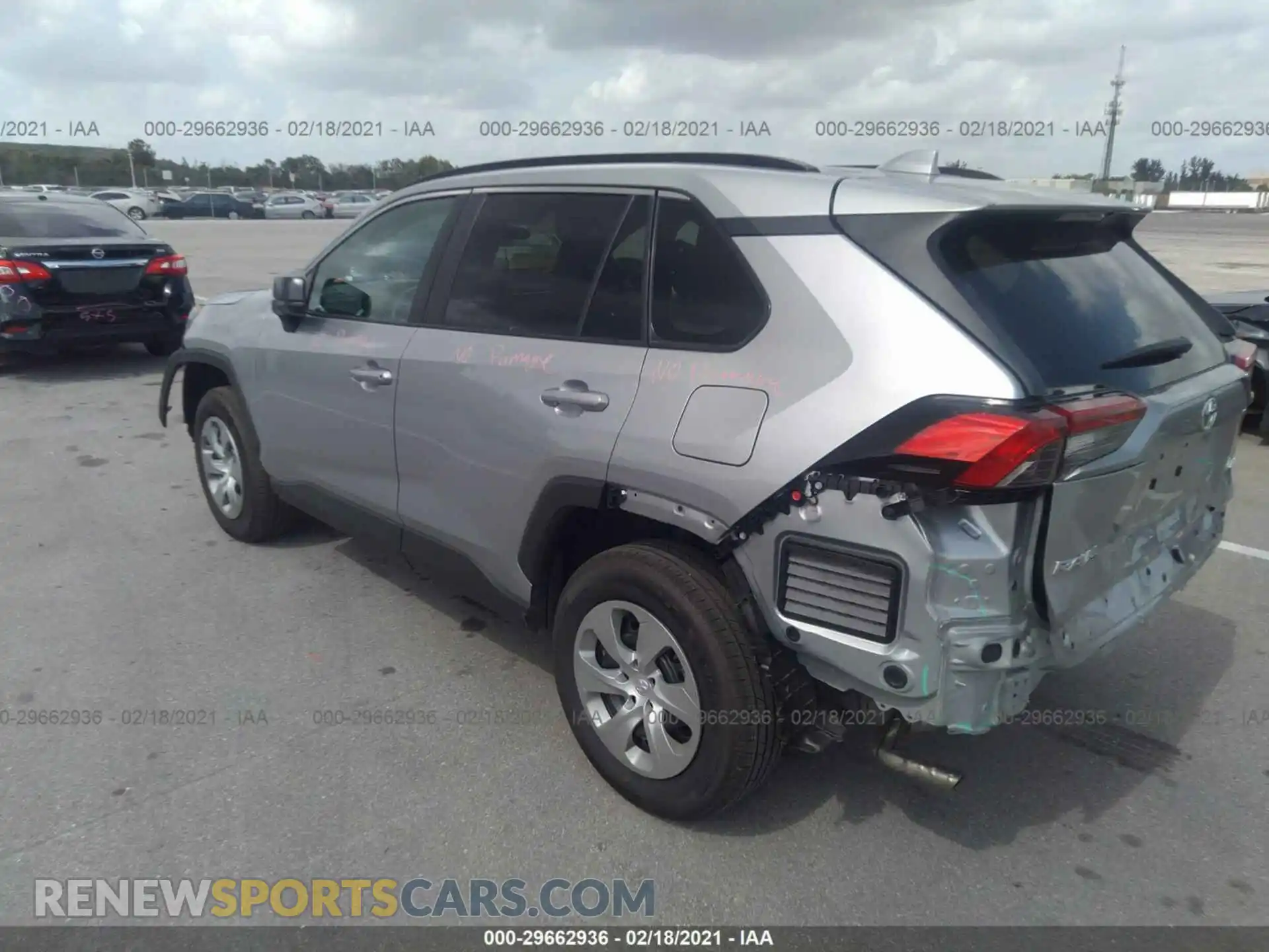3 Photograph of a damaged car 2T3H1RFVXMC104795 TOYOTA RAV4 2021