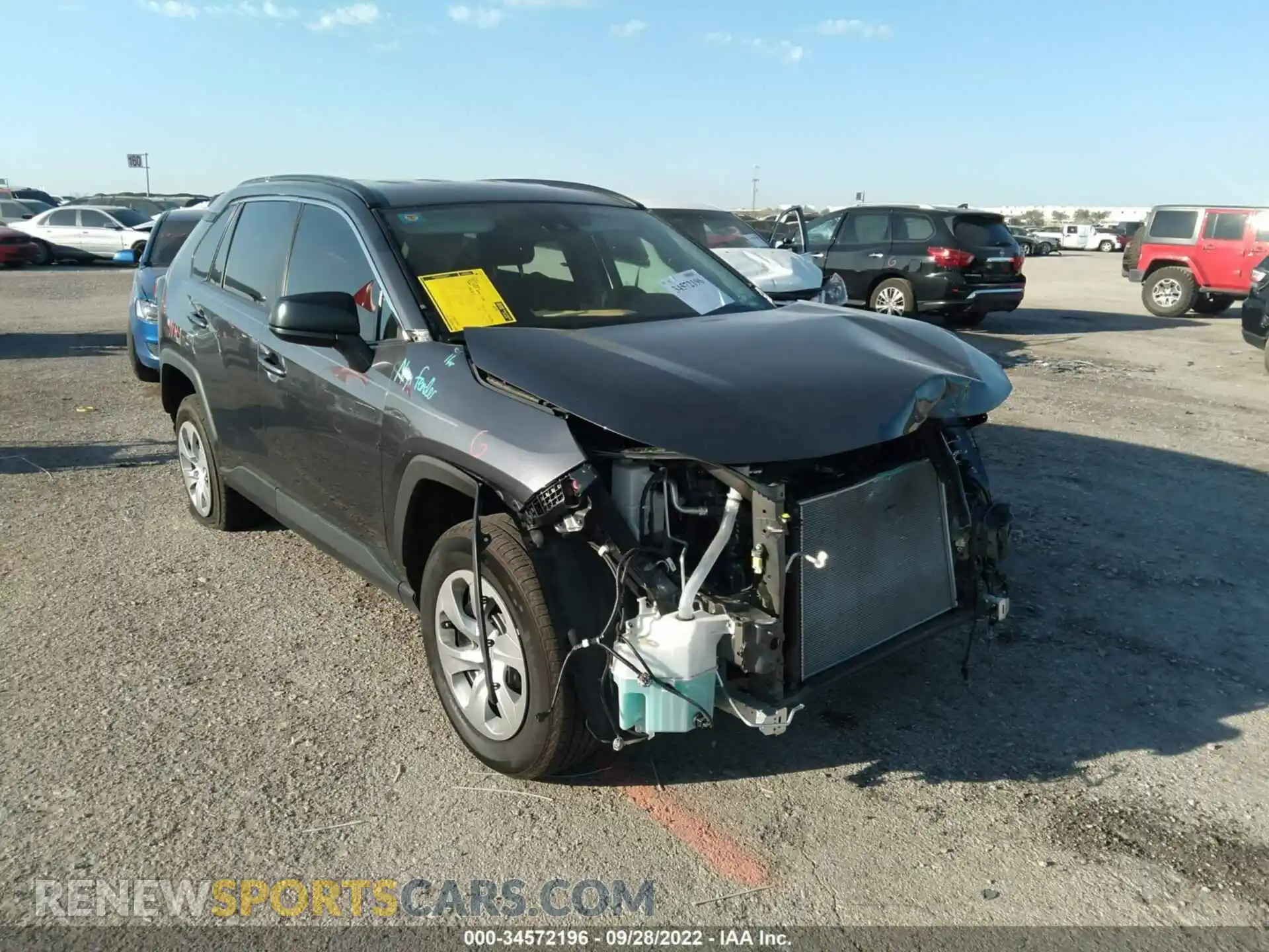1 Photograph of a damaged car 2T3H1RFVXMC116011 TOYOTA RAV4 2021
