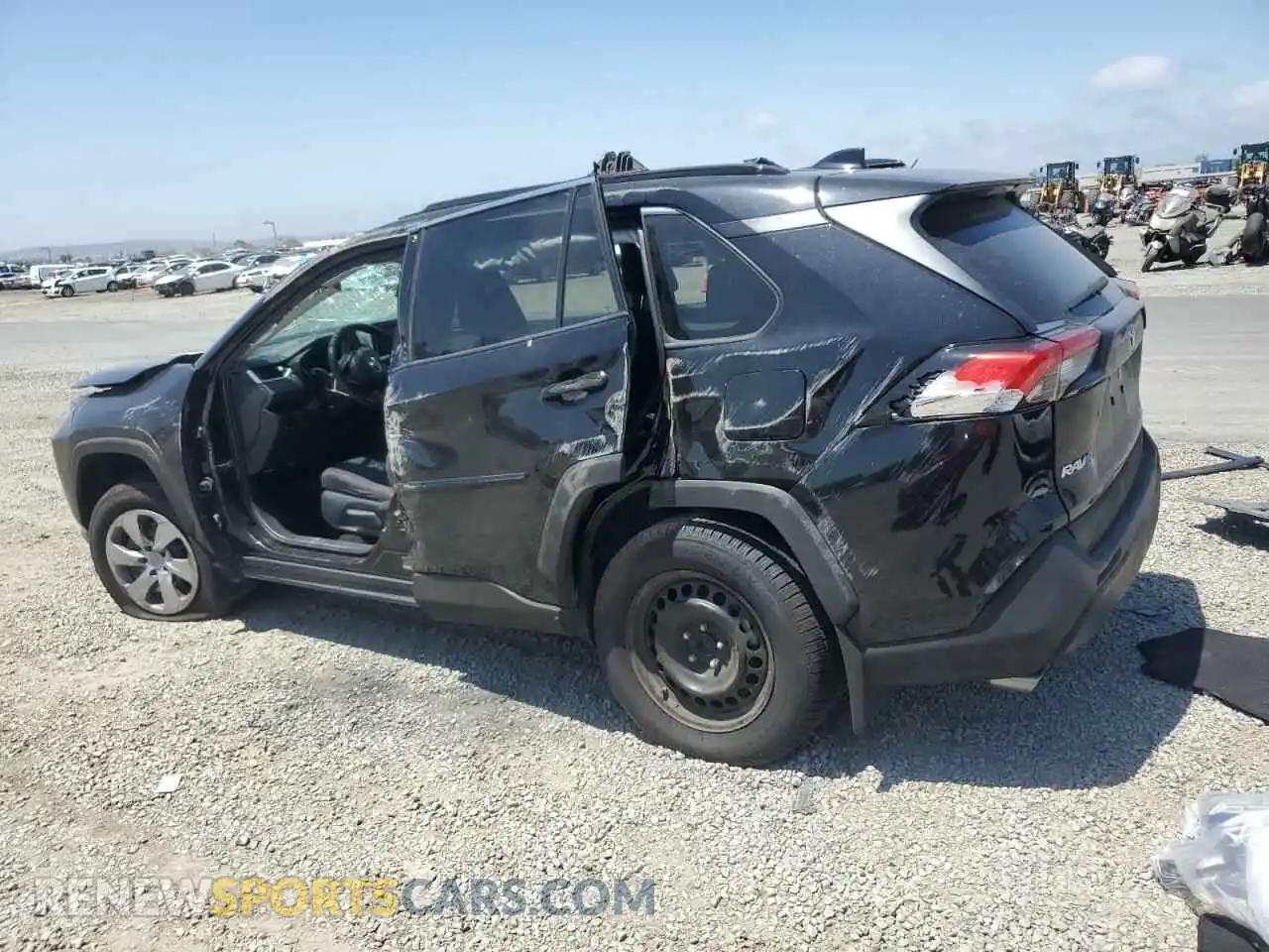 2 fotografías del automóvil dañado 2T3H1RFVXMC117109 TOYOTA RAV4 2021