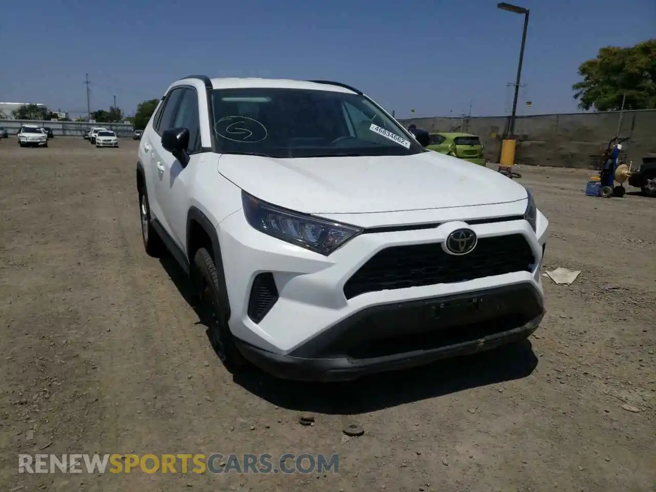 1 Photograph of a damaged car 2T3H1RFVXMC117837 TOYOTA RAV4 2021