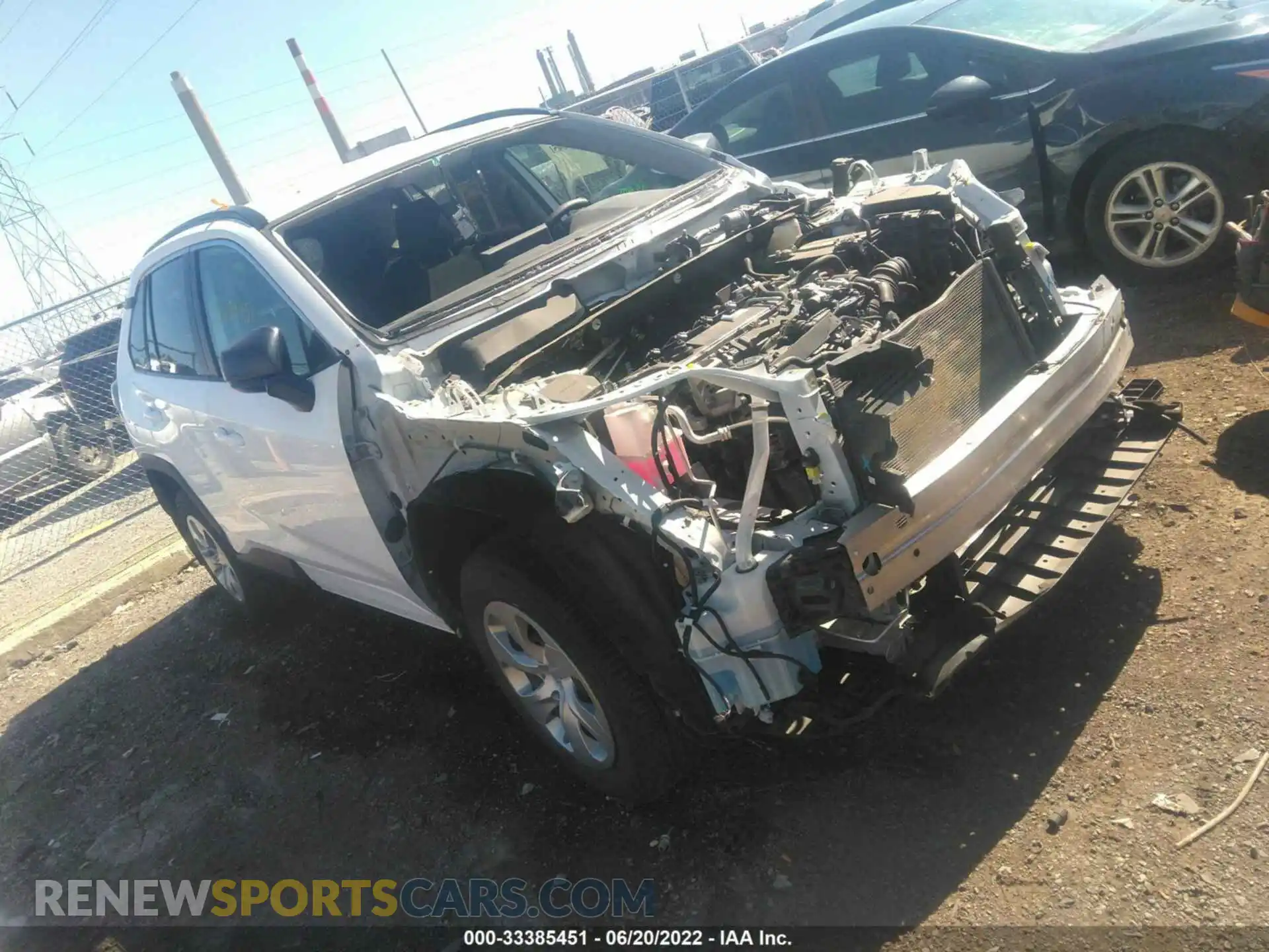 1 Photograph of a damaged car 2T3H1RFVXMC119569 TOYOTA RAV4 2021