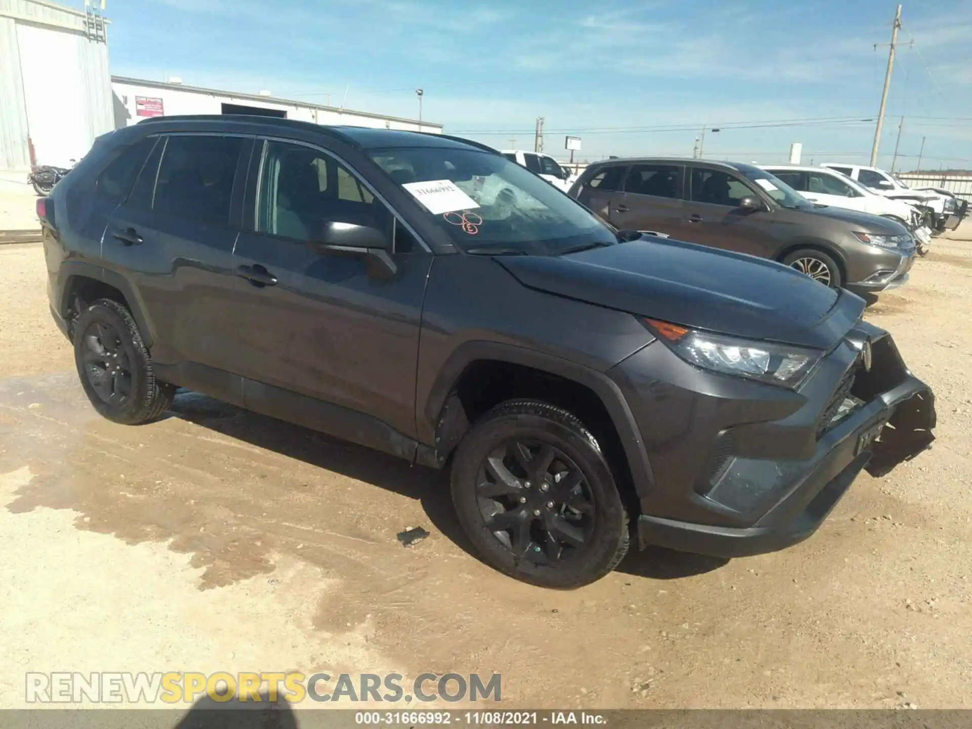 1 Photograph of a damaged car 2T3H1RFVXMC121709 TOYOTA RAV4 2021