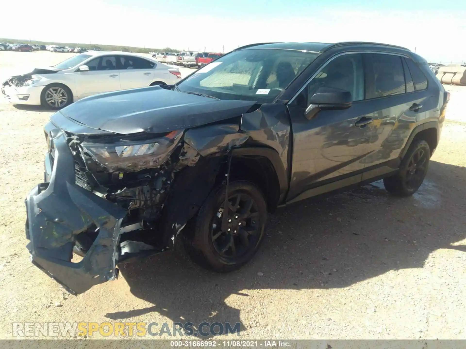 2 Photograph of a damaged car 2T3H1RFVXMC121709 TOYOTA RAV4 2021
