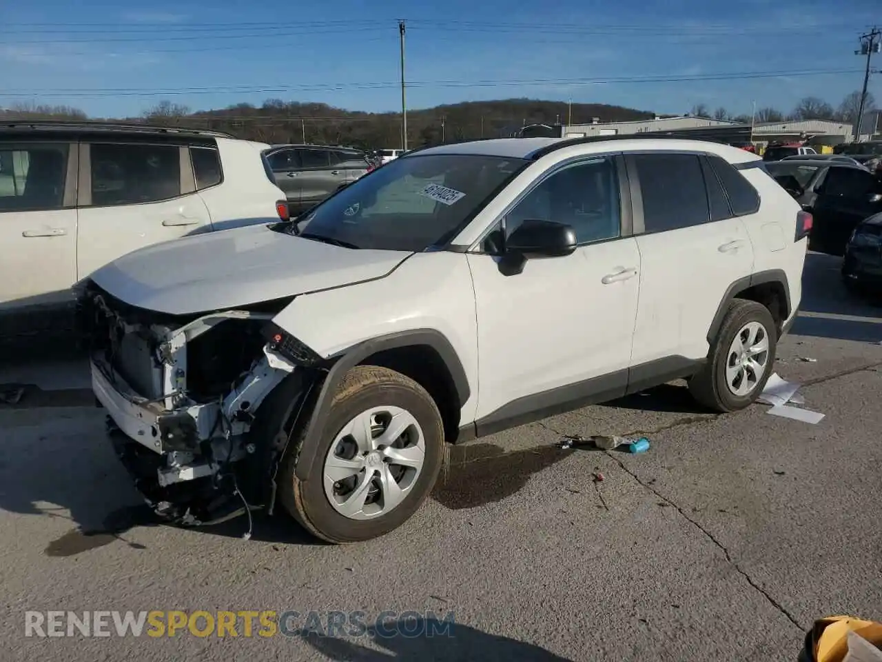 1 Photograph of a damaged car 2T3H1RFVXMC123203 TOYOTA RAV4 2021