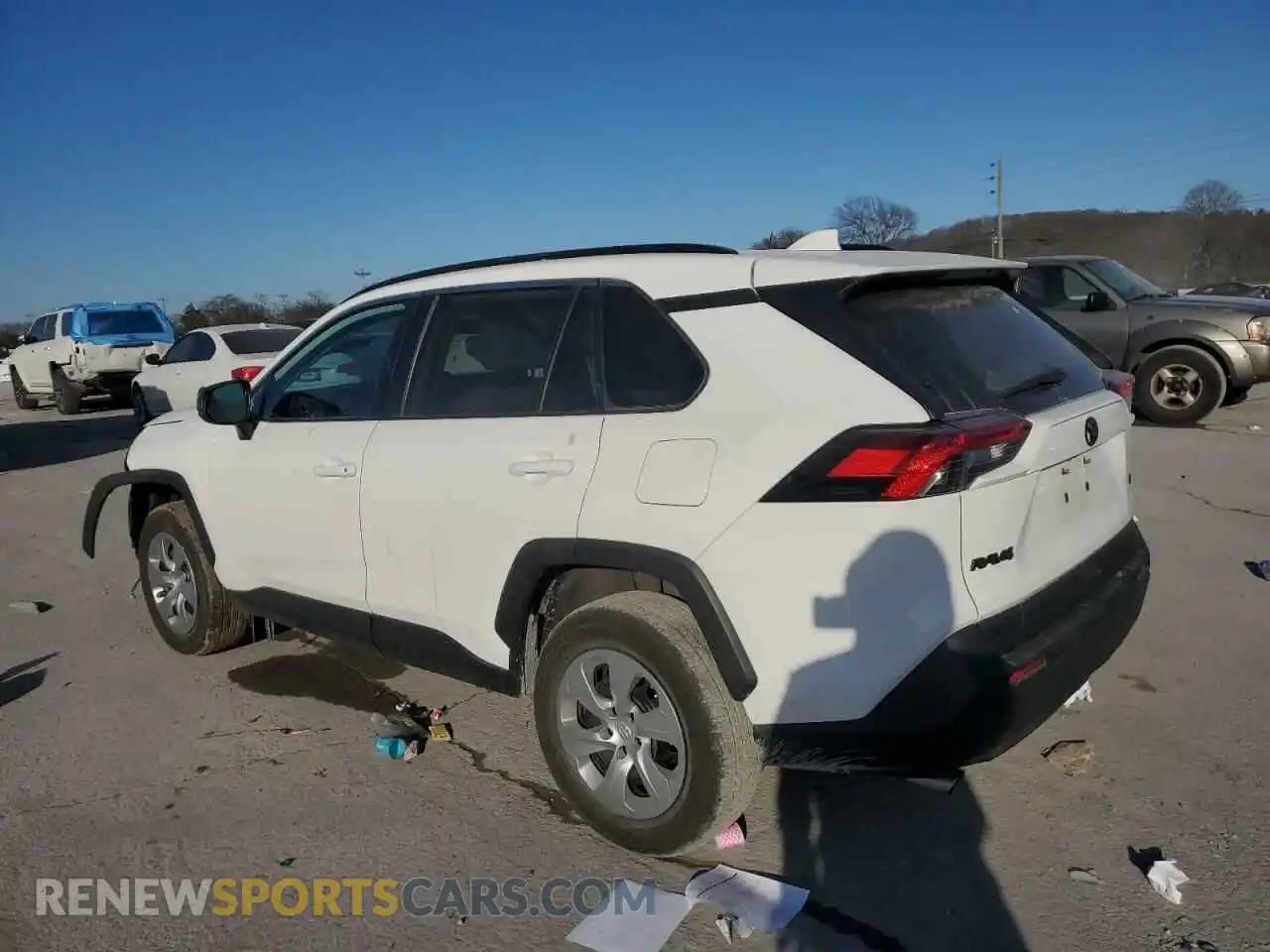 2 Photograph of a damaged car 2T3H1RFVXMC123203 TOYOTA RAV4 2021