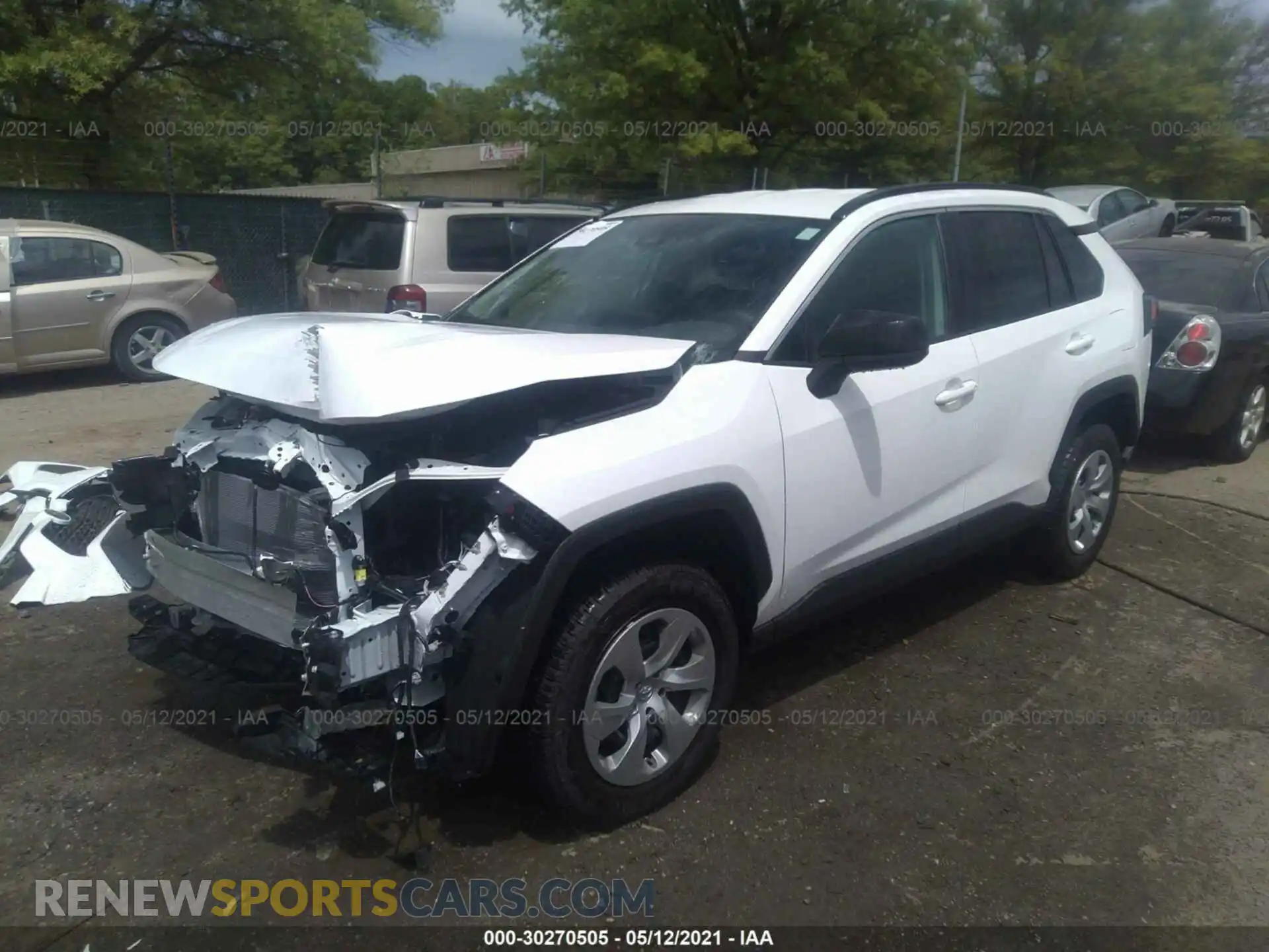 2 Photograph of a damaged car 2T3H1RFVXMC124139 TOYOTA RAV4 2021