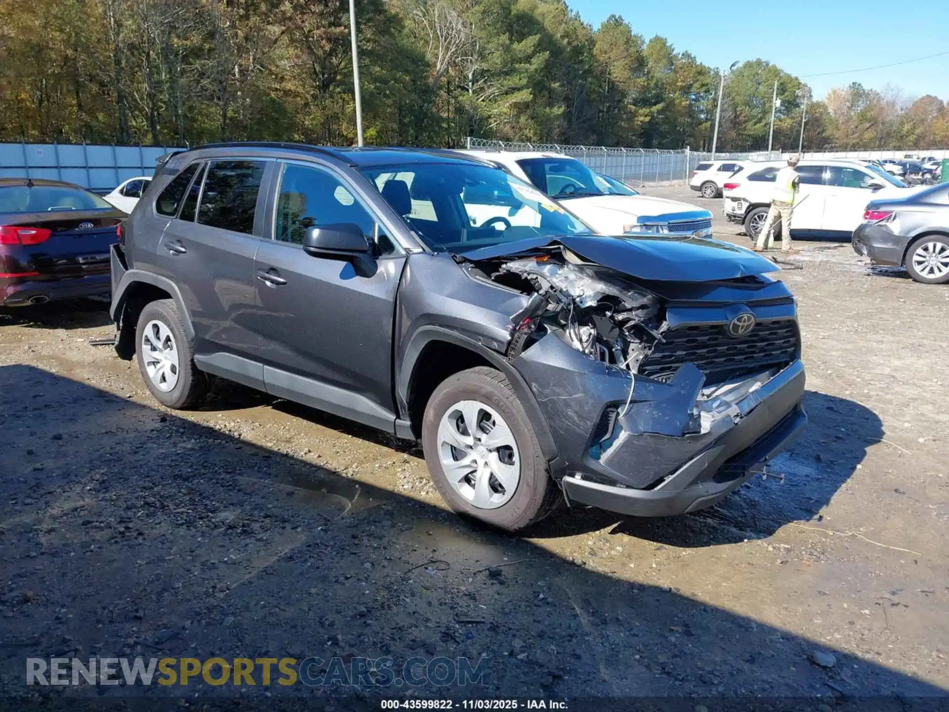 1 Photograph of a damaged car 2T3H1RFVXMC149171 TOYOTA RAV4 2021
