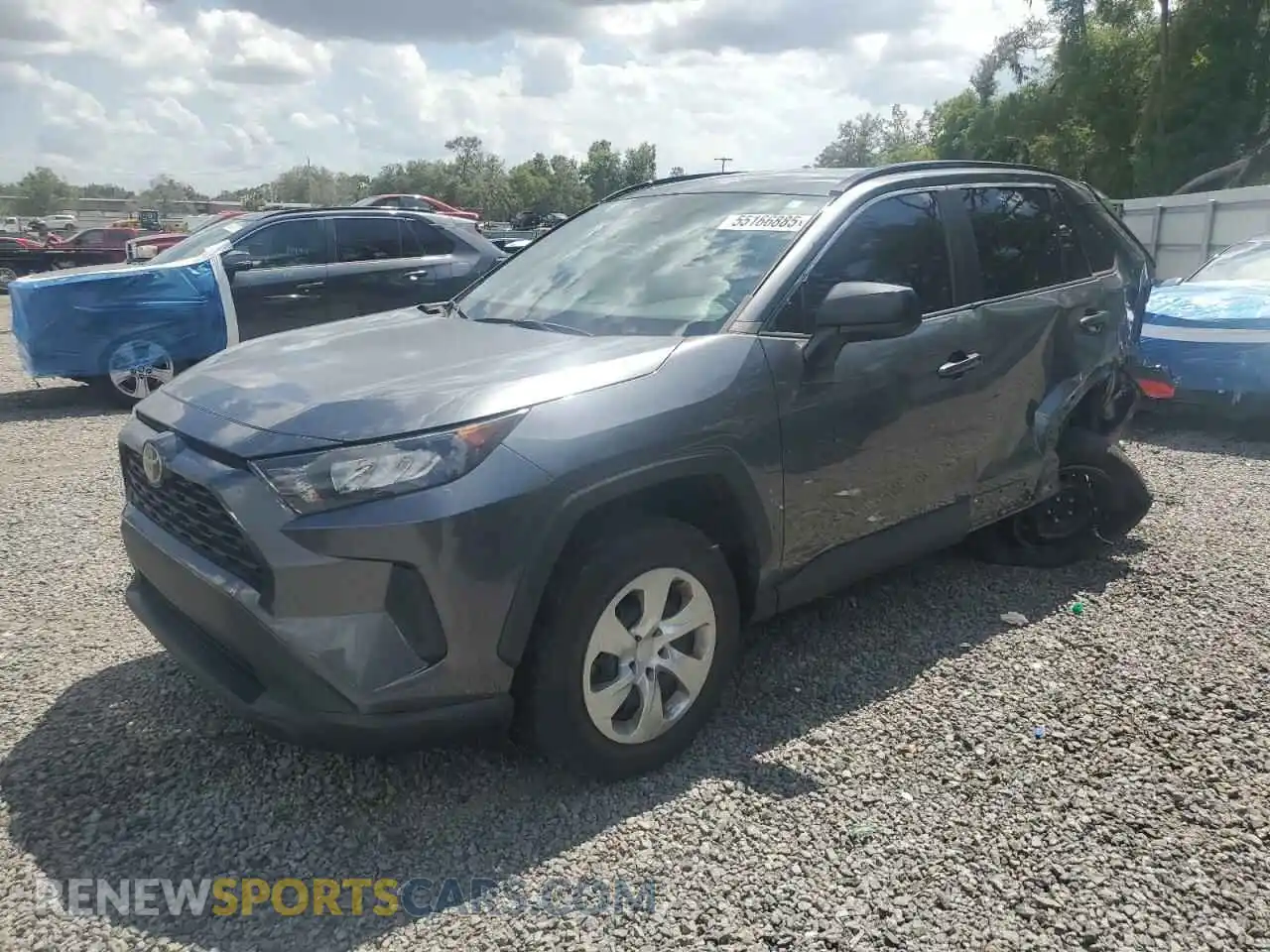 1 Photograph of a damaged car 2T3H1RFVXMC151731 TOYOTA RAV4 2021