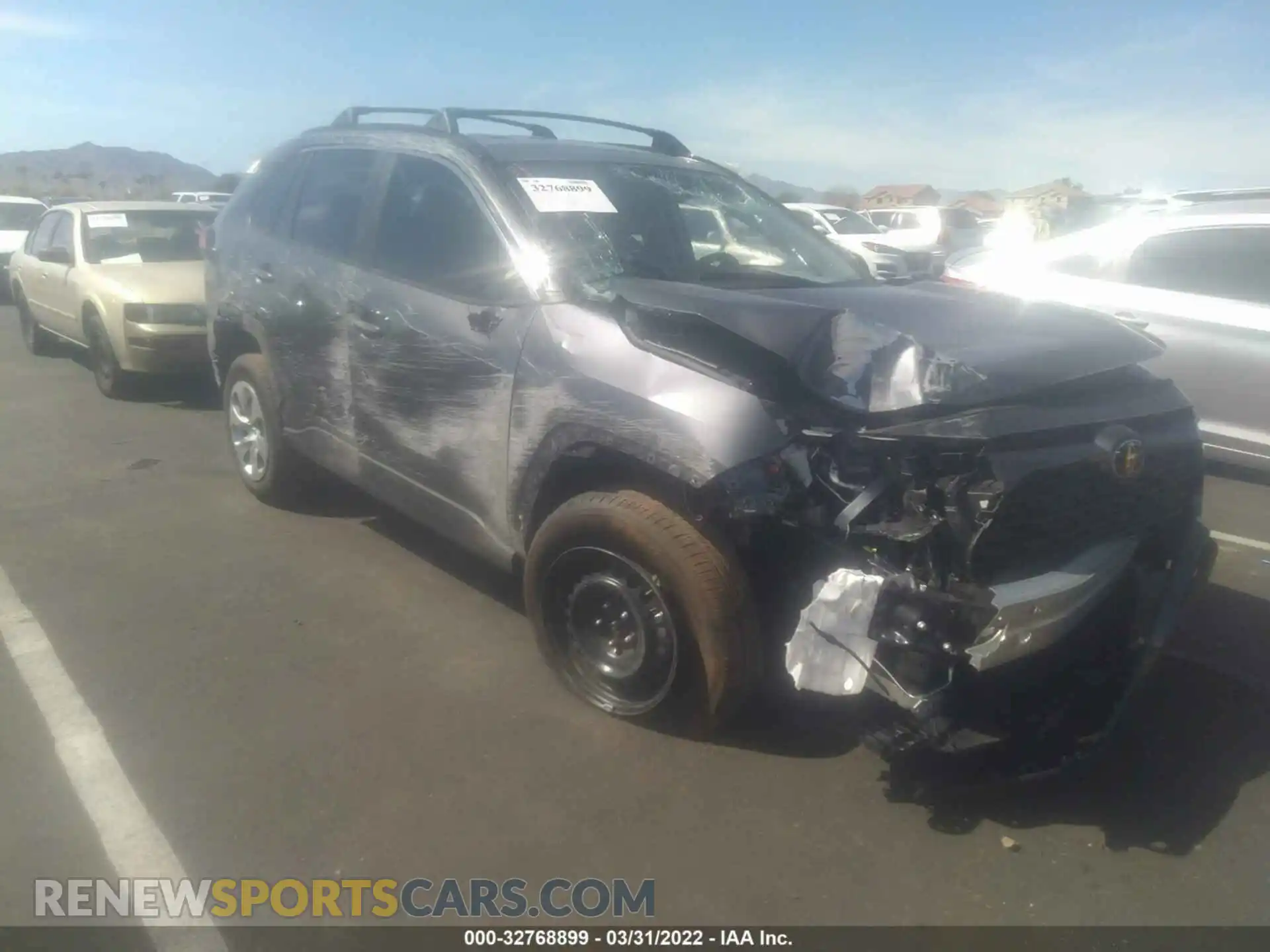 1 Photograph of a damaged car 2T3H1RFVXMC165757 TOYOTA RAV4 2021